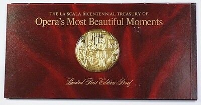 Hansel & Gretel La Scala Opera Gold-Plated Sterling Silver Medal by Franklin Mint: Hansel & Gretel La Scala Opera Gold-Plated Sterling Silver Medal by Franklin Mint This collectible medal from the Franklin Mint commemorates one of La Scala Opera's most beautiful moments, featuring a