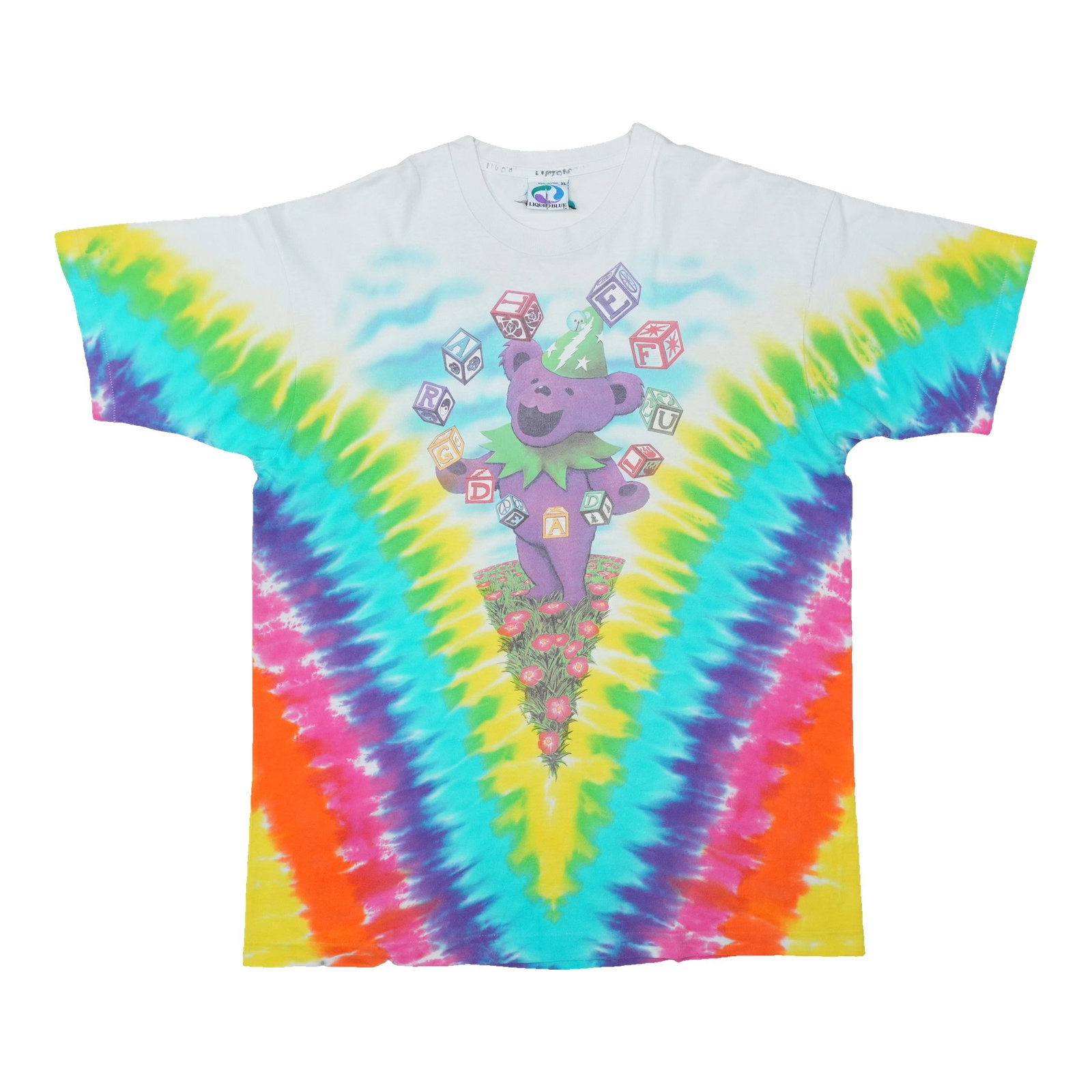 Vintage 1991 Grateful Dead Tie Dye Spring Tour Shirt XL: Vintage 1991 Grateful Dead Tie Dye Spring Tour Shirt XL Original vintage 1991 Grateful Dead Spring Tour tie-dye shirt. This is a true vintage shirt, not a modern reproduction. It is in good condition 