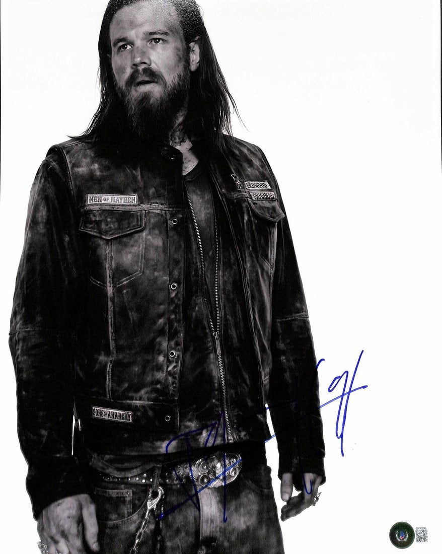Beckett Authenticated Ryan Hurst Opie Winston 11x14 Photo: Beckett Authenticated Ryan Hurst Opie Winston 11x14 Photo This 11x14 photograph features Ryan Hurst as Opie Winston from the television series Sons of Anarchy. The photo is hand-signed by Ryan Hurst a