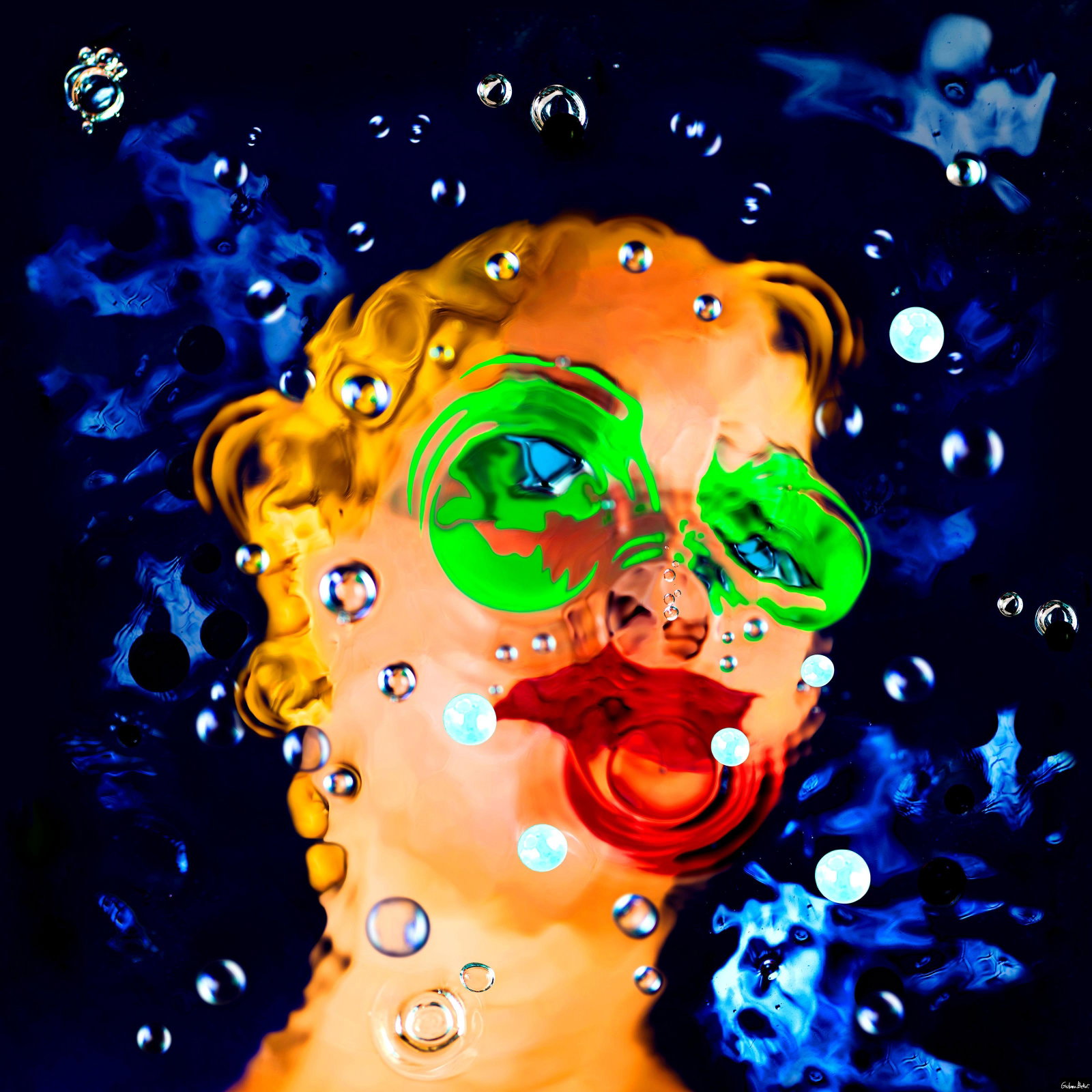 Giuliano Bekor Emulsion 23 archival pigment photograph 48 x 48 edition 10: Giuliano Bekor Emulsion 23 archival pigment photograph 48 x 48 edition 10 "Emulsion 23" is a contemporary archival pigment photograph from Giuliano Bekor's Emulsion series, created in 2010. This limit