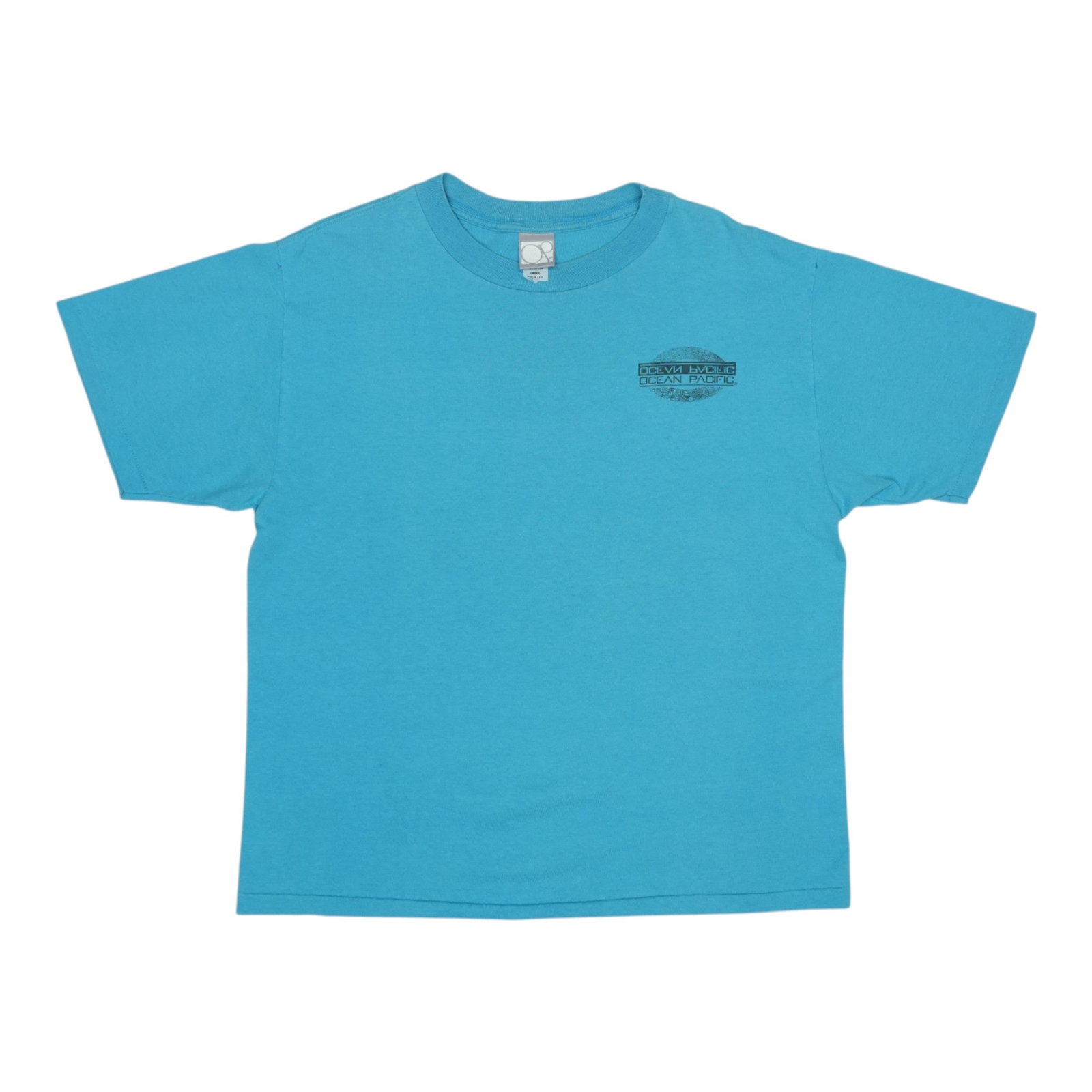 Blue 100 Percent Cotton Ocean Pacific Vintage Shirt From 1990s Era (1 of 6)