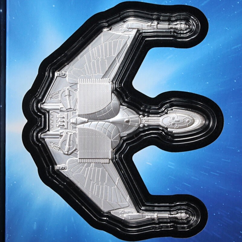2025 Niue 3 Ounce Silver $5 Klingon Bird of Prey Coin: 2025 Niue 3 Ounce Silver $5 Klingon Bird of Prey Coin Experience the allure of the 2025 Niue 3 Ounce Silver $5 Star Trek Ships featuring the iconic Klingon Bird of Prey. This stunning piece boasts an 