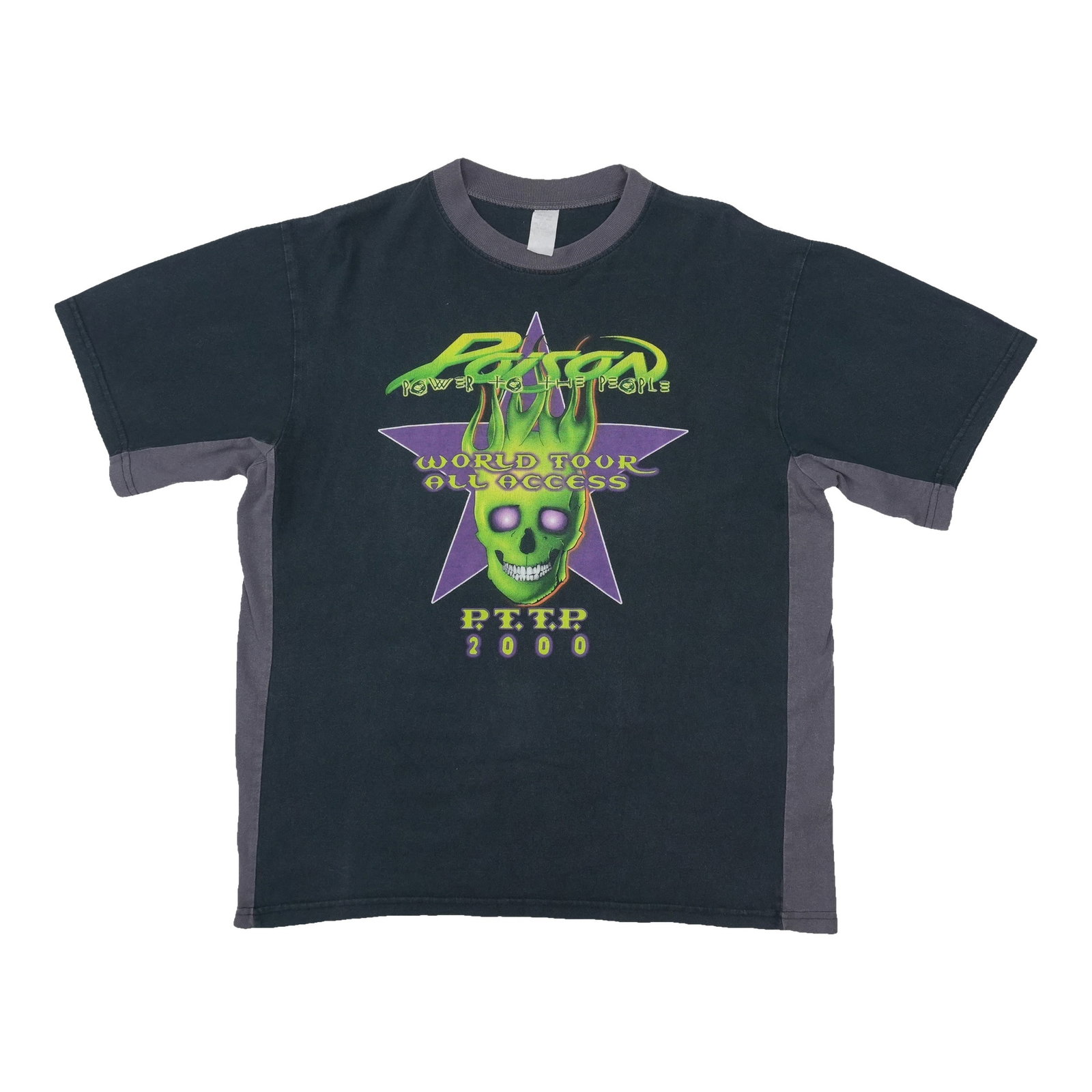 Black 2000 Poison Power To The People cotton tour T shirt: Black 2000 Poison Power To The People cotton tour T shirt Original vintage 2000 Poison Power To The People Tour Shirt. This is a true vintage shirt, not a modern reproduction. The shirt is in excellen
