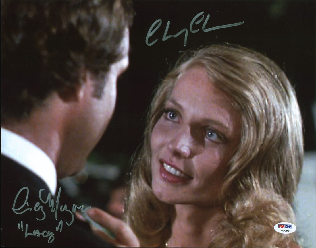 Caddyshack 11x14 PSA authenticated signed photo Chevy Chase Cindy Morgan: Caddyshack 11x14 PSA authenticated signed photo Chevy Chase Cindy Morgan This 11x14 photograph features authentic signatures from Chevy Chase and Cindy Morgan, stars of the movie Caddyshack. The photo