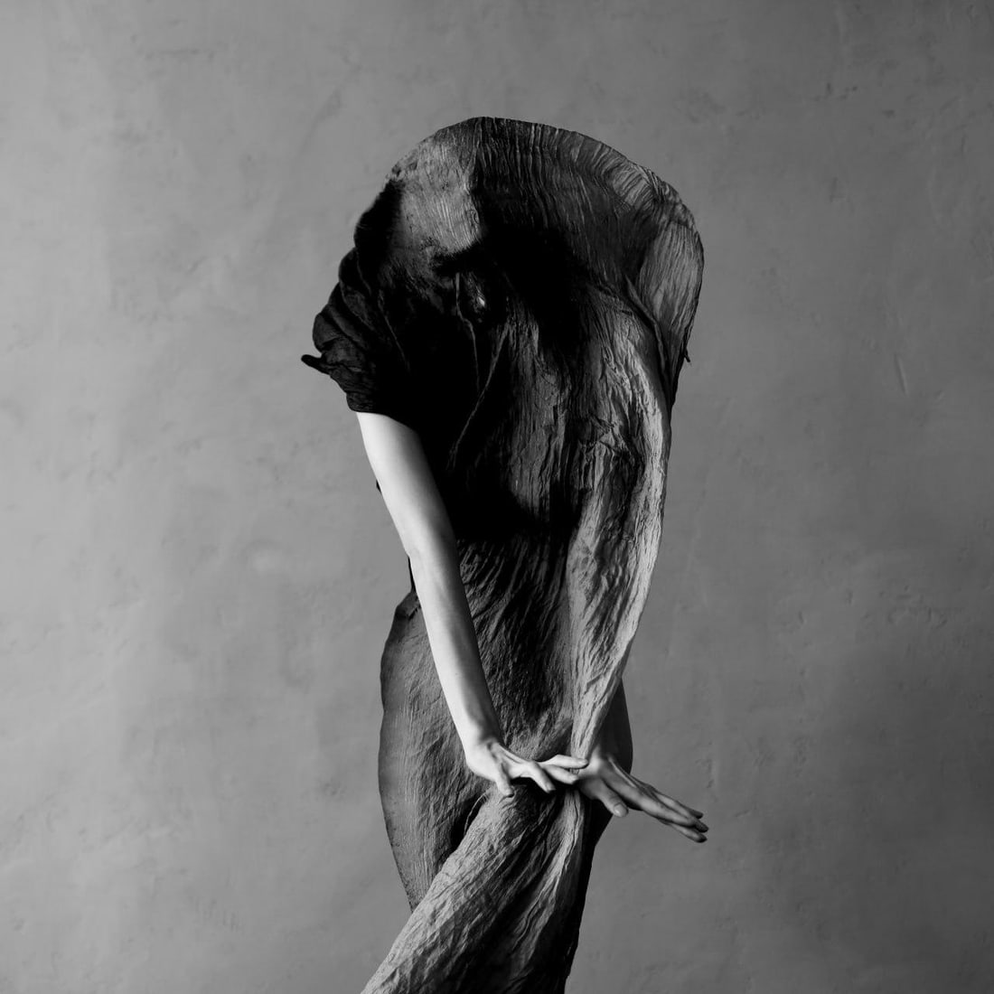 Olha Stepanian Pygmalion and Galatea 3 Photograph 39 x 39 Edition of 3: Olha Stepanian Pygmalion and Galatea 3 Photograph 39 x 39 Edition of 3 "Pygmalion and Galatea 3" is a 2019 surrealist photograph by Olha Stepanian. This edition of 3 is printed on Epson Professional P