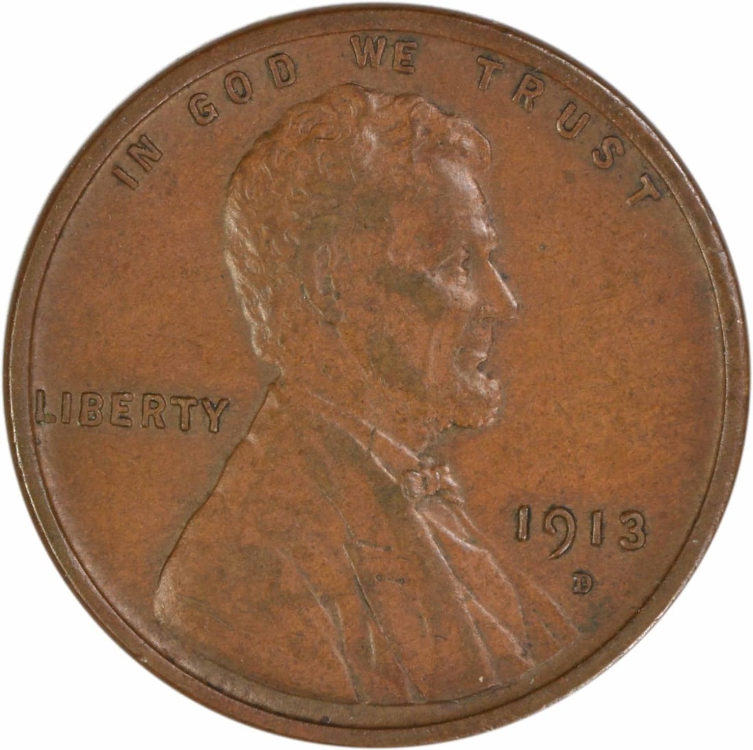 1913 D Lincoln Wheat Small Cent AU Copper Uncertified: 1913 D Lincoln Wheat Small Cent AU Copper Uncertified 1913-D Lincoln Wheat small cent in Choice AU condition. This uncertified, circulated coin is composed of copper and is listed as pre-owned. Specif