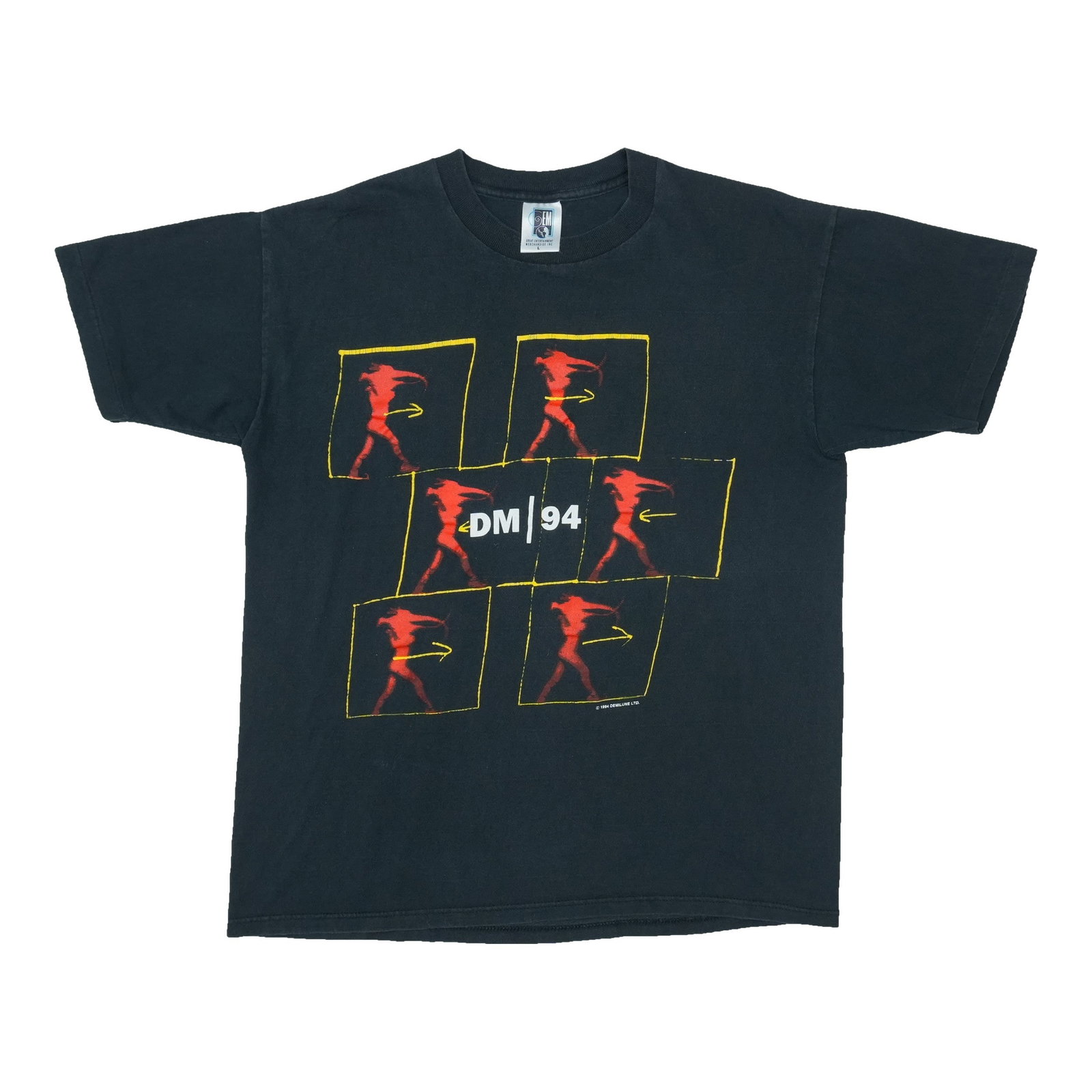 Black 1994 Depeche Mode Tour T Shirt Devotional Large (1 of 5)