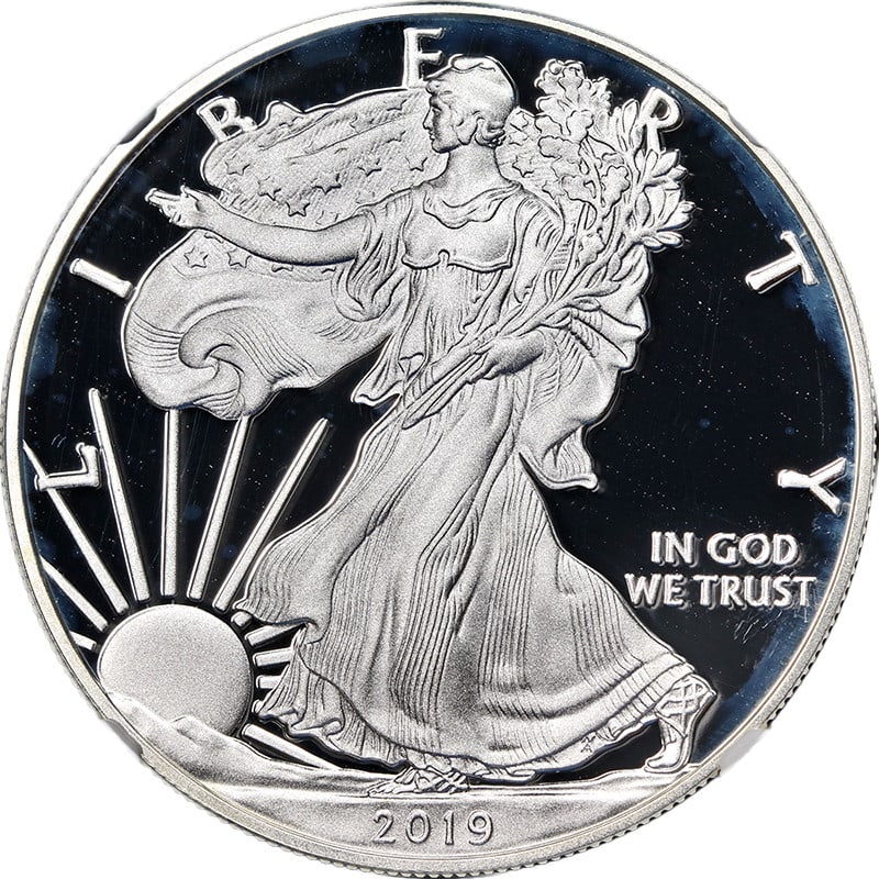 NGC PF70 Ultra Cameo 2019-W Silver Eagle Dollar First Day Issue Congrats (1 of 4)