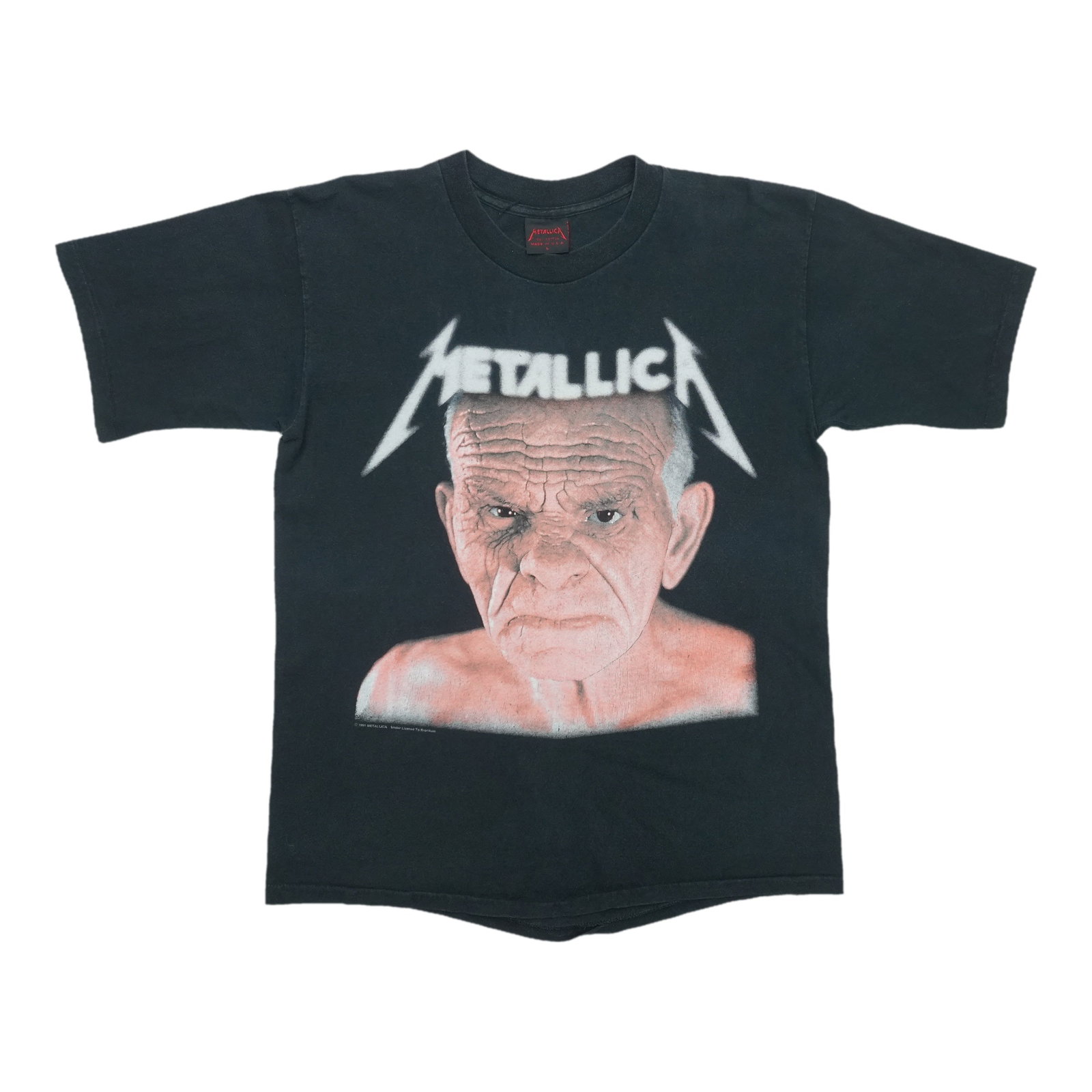 Vintage 1991 Metallica Enter Sandman black cotton tee Large (1 of 6)
