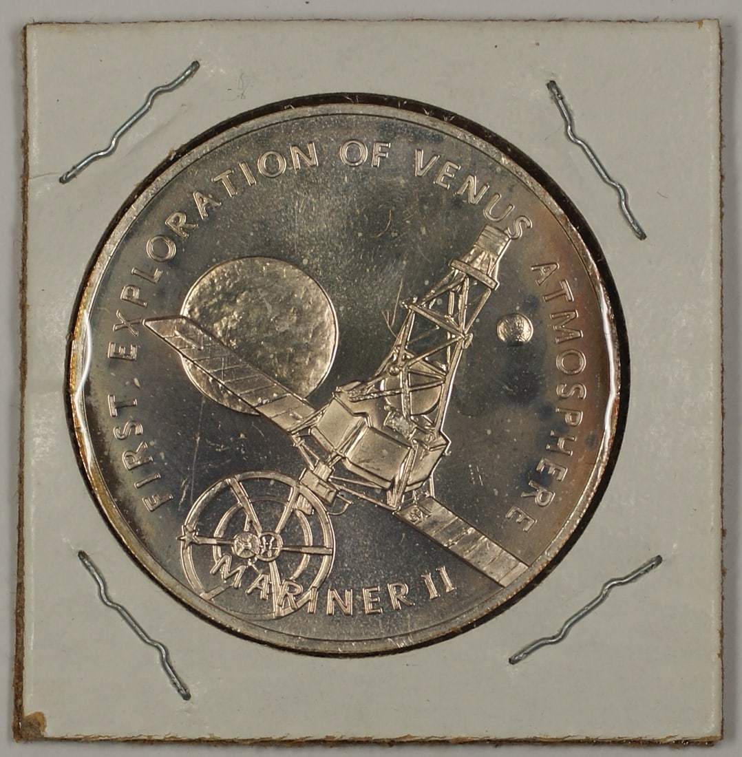 Sterling Silver Mariner II Medal Venus Atmosphere Exploration (1 of 1)