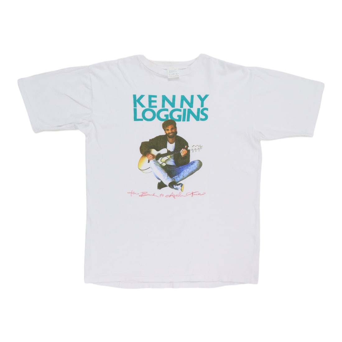Vintage 1988 Back To Avalon Kenny Loggins Concert T Shirt White Cotton Large: Vintage 1988 Back To Avalon Kenny Loggins Concert T Shirt White Cotton Large This is an original vintage 1988 Kenny Loggins Back To Avalon Tour shirt. It is made from 100% cotton and features a white 