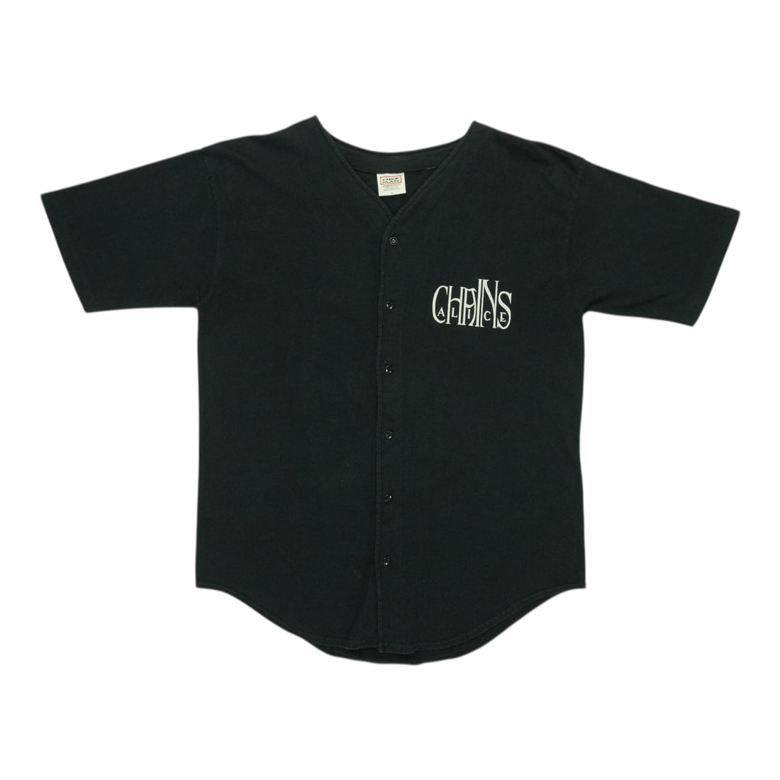 Vintage 1993 Alice In Chains Black Baseball Shirt Cotton XL (1 of 5)