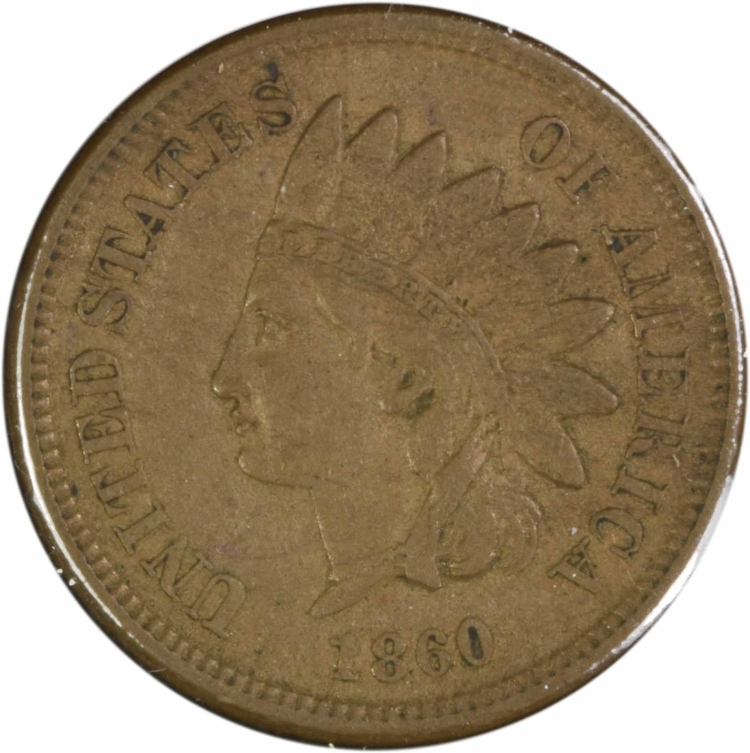 1860 Indian Head Small Cent FS-401 EF Uncertified (1 of 2)