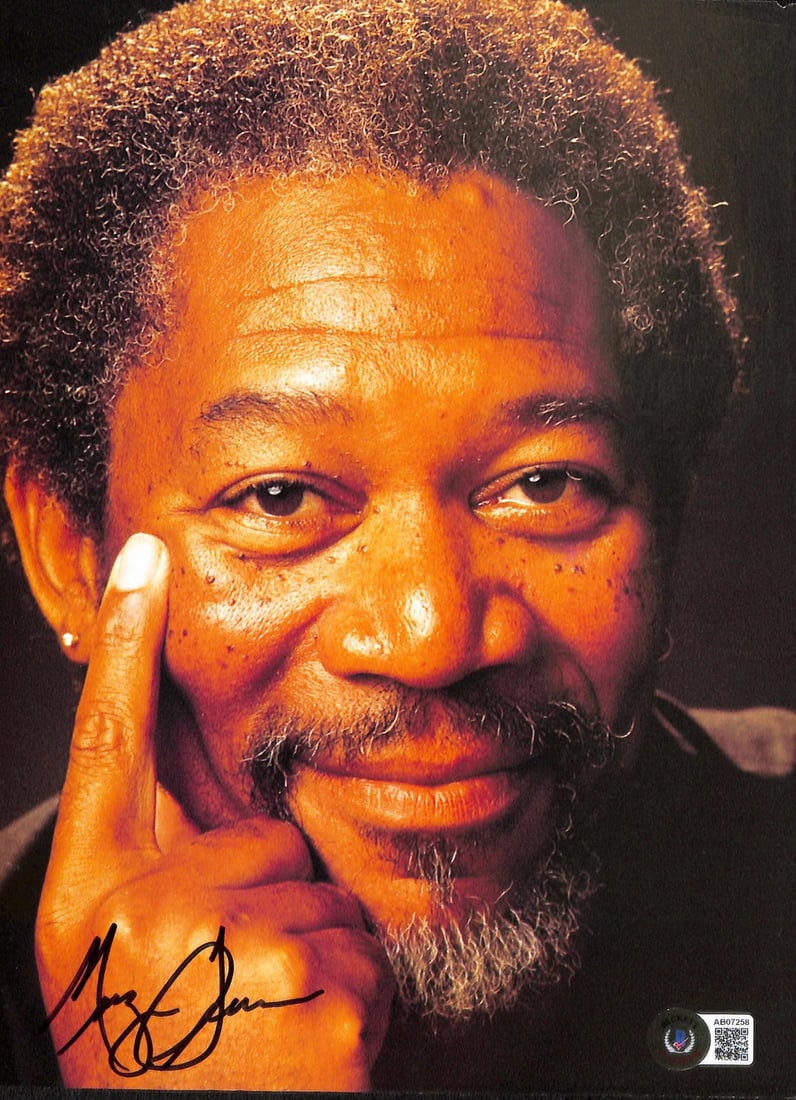 Beckett Authenticated Morgan Freeman Hand Signed Magazine Photo 8 1 2 x 11 (1 of 1)