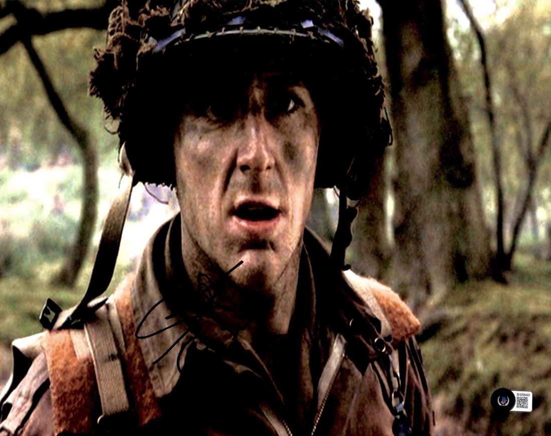 Scott Grimes Signed 11x14 Photo Donald Malarkey Band of Brothers Beckett Certified: Scott Grimes Signed 11x14 Photo Donald Malarkey Band of Brothers Beckett Certified This autographed 11x14 photograph features Scott Grimes, who portrayed "Donald Malarkey" in the acclaimed mini-series