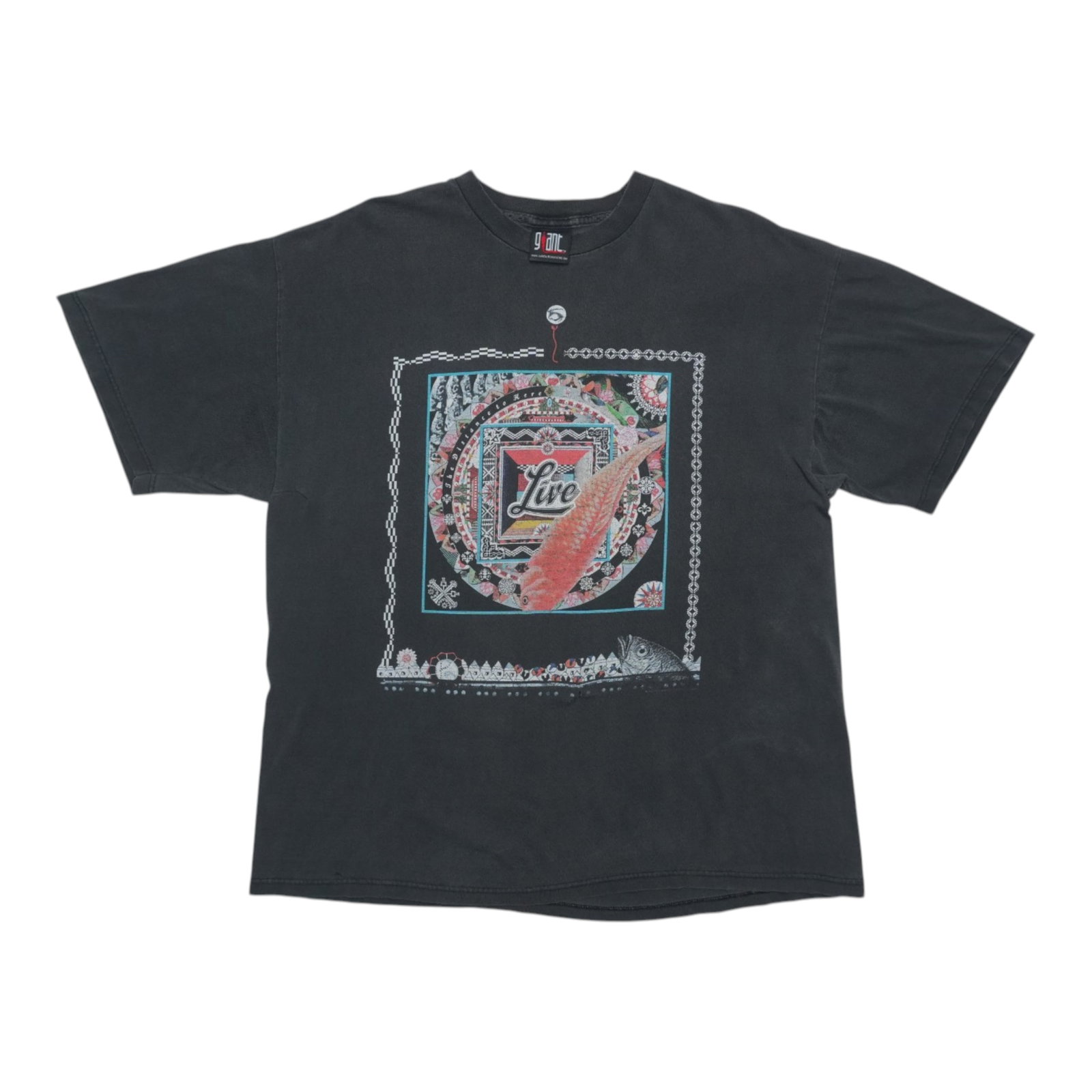 Vintage 2000 The Distance to Here Tour Black Cotton Shirt (1 of 8)