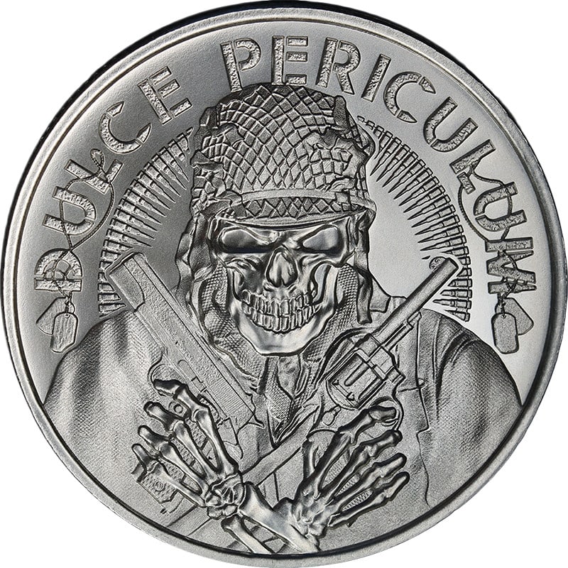 Intaglio Mint Dulve Periculum 1 oz .999 Silver Round Uncirculated (1 of 2)
