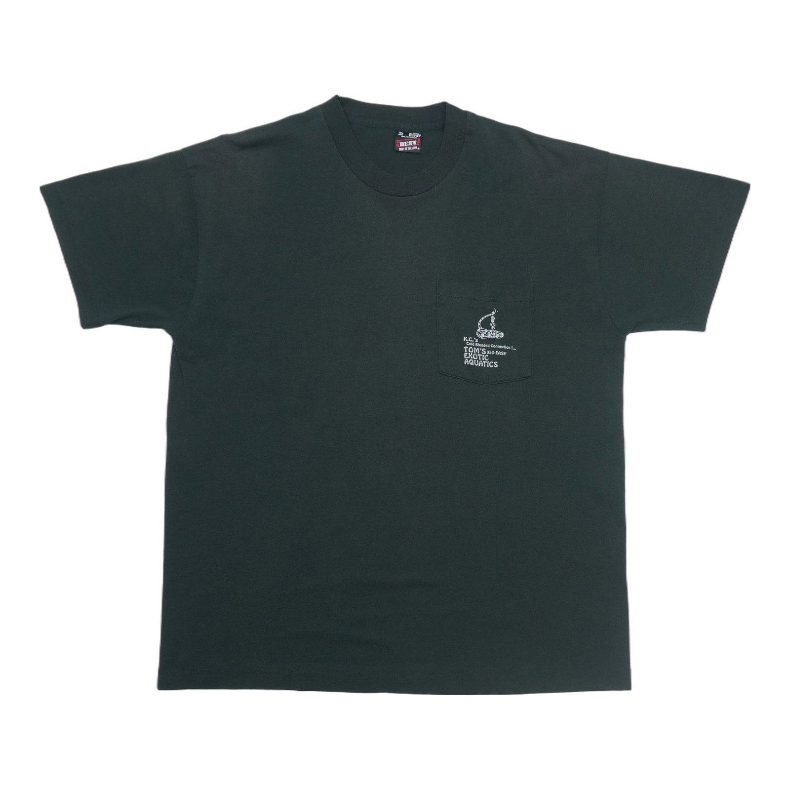 1990s Green Toms Exotic Aquatics graphic tee XL (1 of 7)