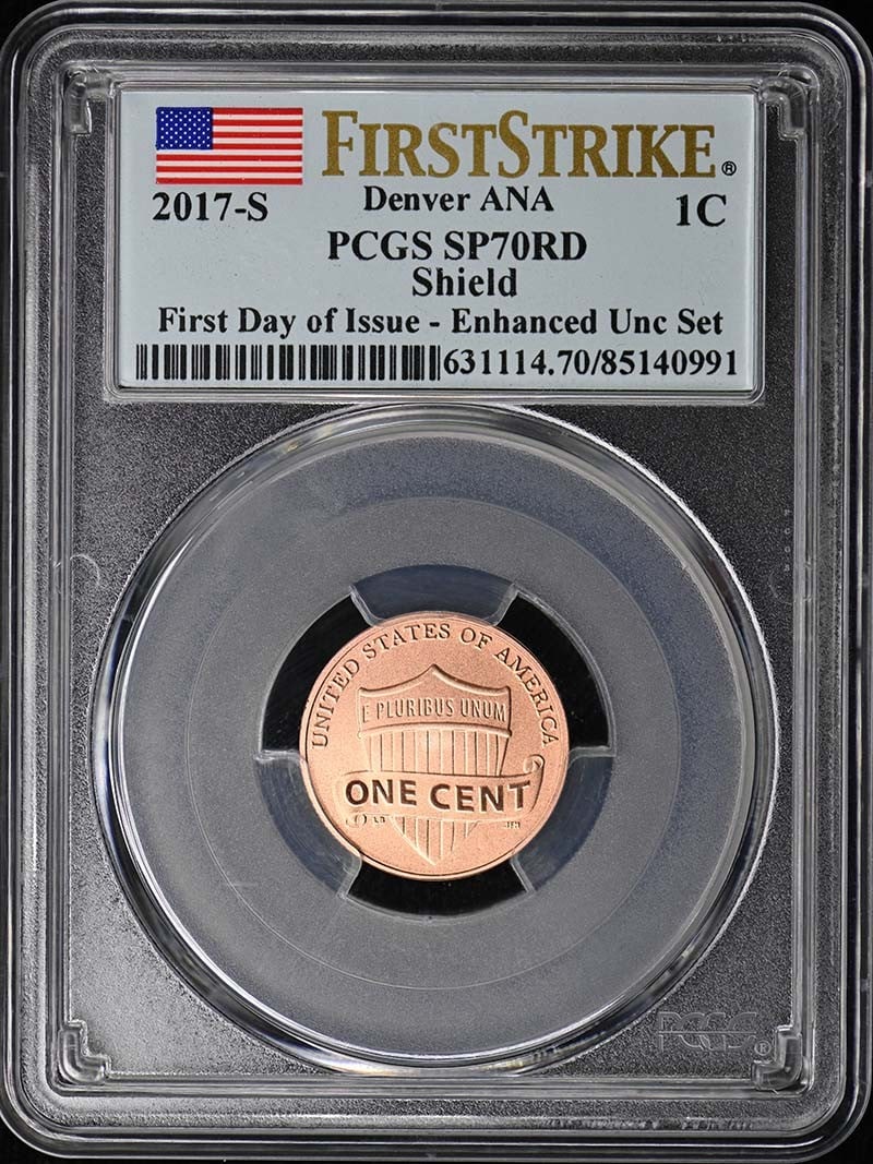 PCGS SP70DCAM 2017-S 225th Anniversary Ten Coin United States Set: PCGS SP70DCAM 2017-S 225th Anniversary Ten Coin United States Set This is a 2017-S 225th Anniversary 10 Coin Set graded SP70 by PCGS. The set includes coins certified as SP70DCAM, indicating superb qu