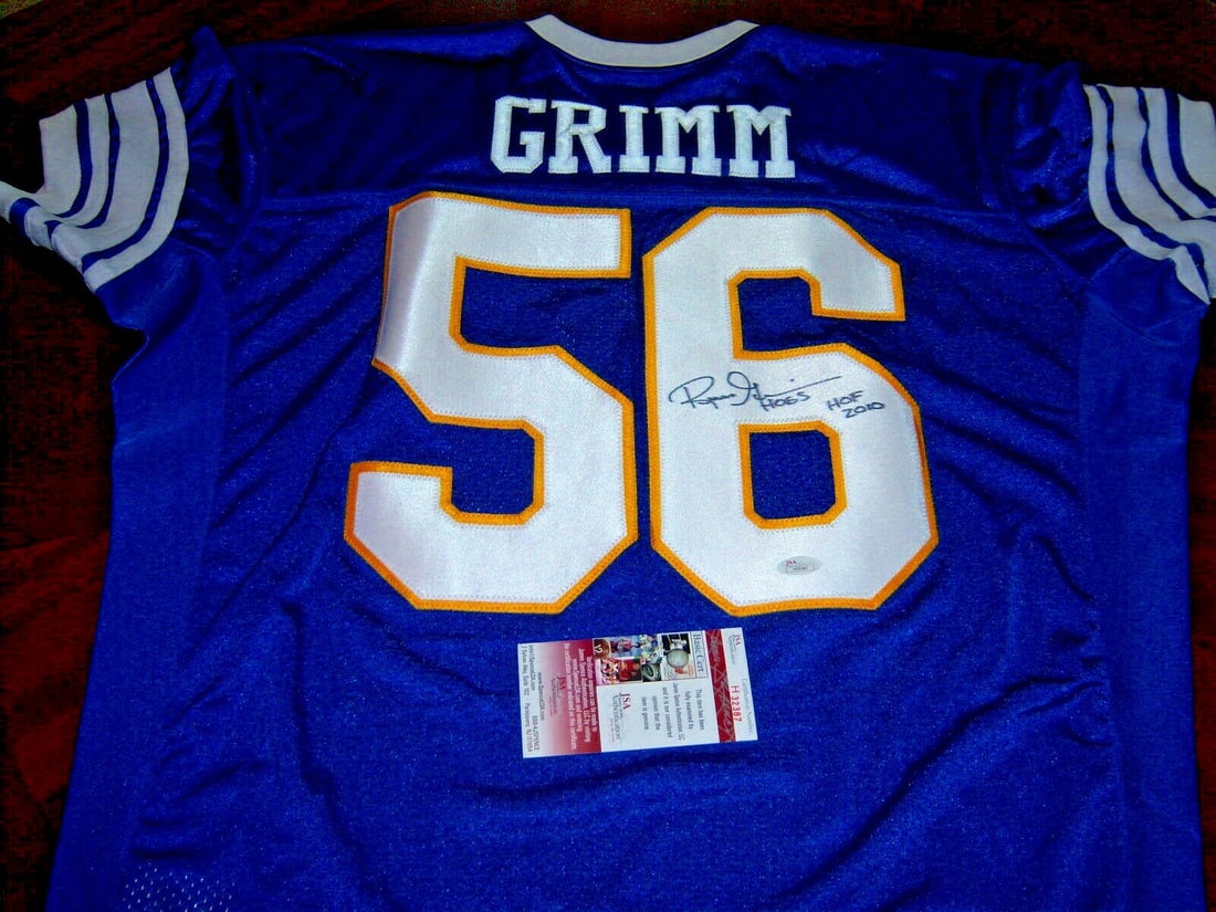 Russ Grimm Signed Pittsburgh Redskins Nike Jersey with JSA COA (1 of 2)