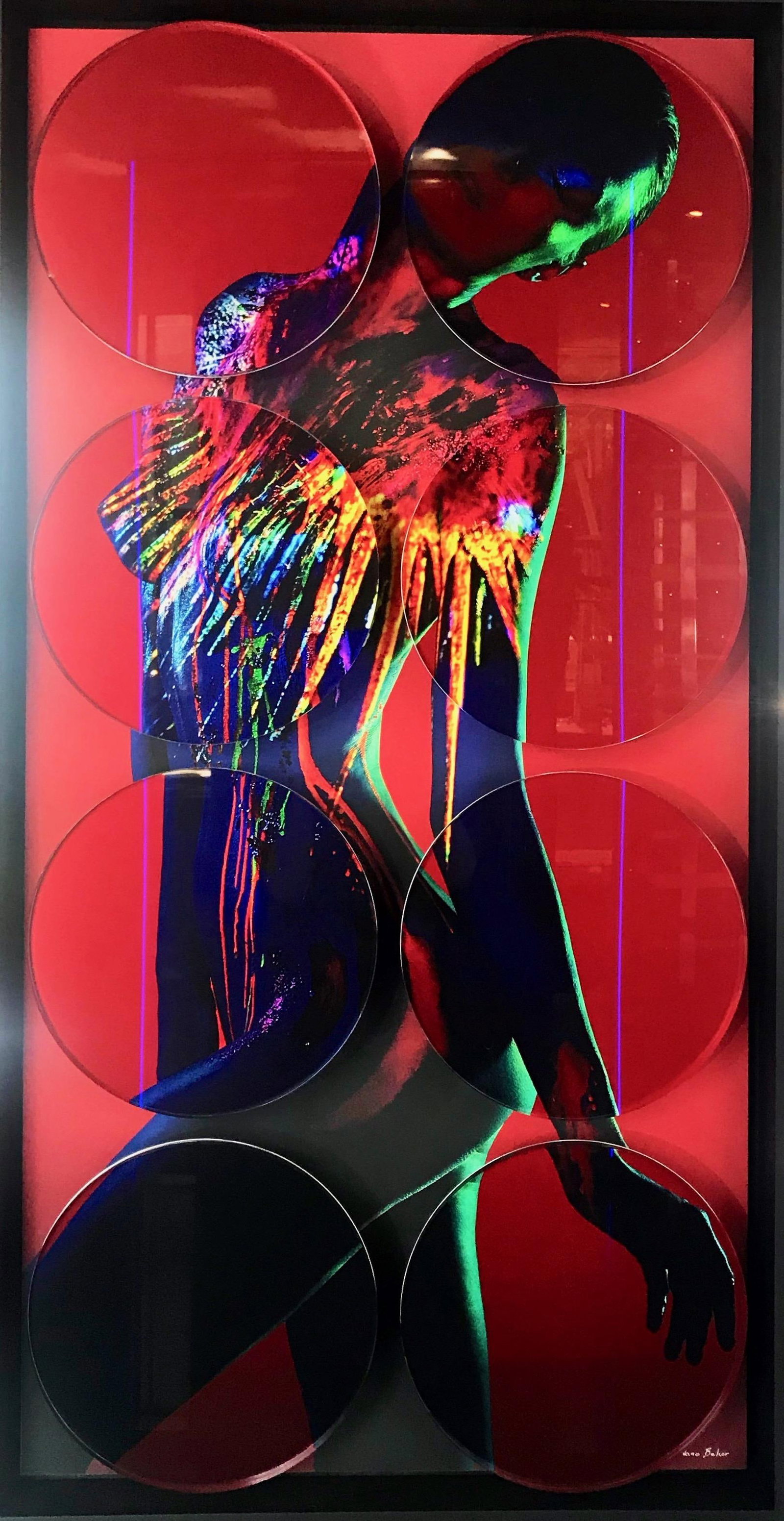 Giuliano Bekor 'Transcendence' Framed Photography Edition of 4 49 x 24: Giuliano Bekor 'Transcendence' Framed Photography Edition of 4 49 x 24 Presenting the extraordinary framed photography titled "LB17" by Giuliano Bekor, measuring 49" in height and 24" in width. This s
