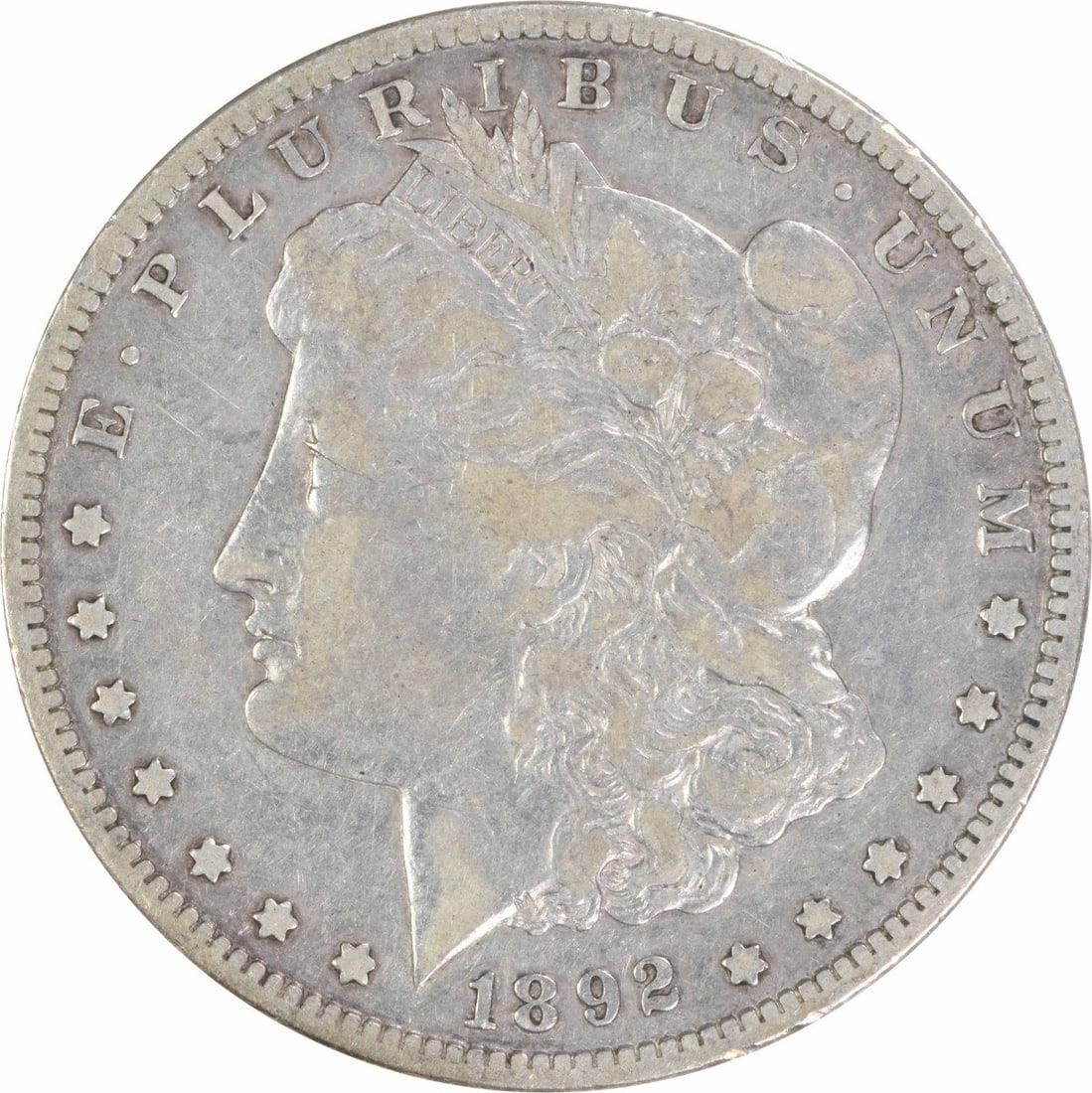 1892 S $1 Morgan Silver Dollar VF Circulated Uncertified (1 of 2)