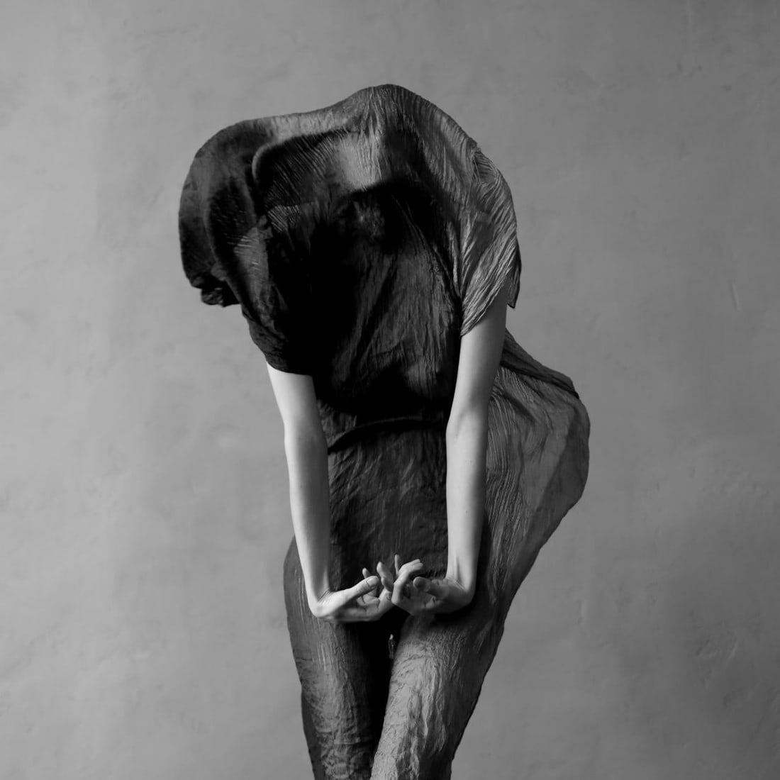 Olha Stepanian Pygmalion and Galatea 2 Photograph 24 x 24 Edition of 15: Olha Stepanian Pygmalion and Galatea 2 Photograph 24 x 24 Edition of 15 "Pygmalion and Galatea 2" is a 2019 surrealist photograph by Olha Stepanian, printed on Epson Professional Paper. This edition i