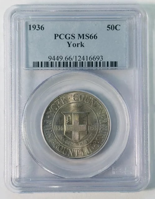 1936 Philadelphia Silver Half Dollar PCGS MS-66 (1 of 2)