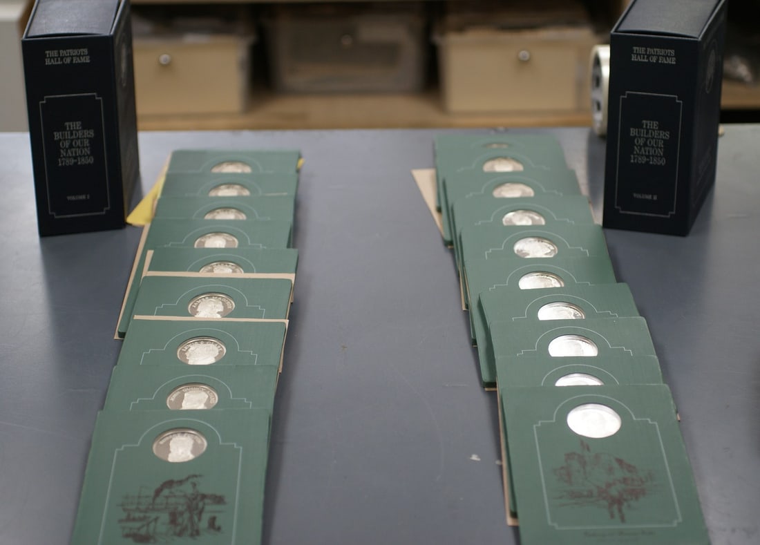 1972 Patriots Hall Fame .925 Silver Proof Medals 20 Volumes 1 2 (1 of 7)