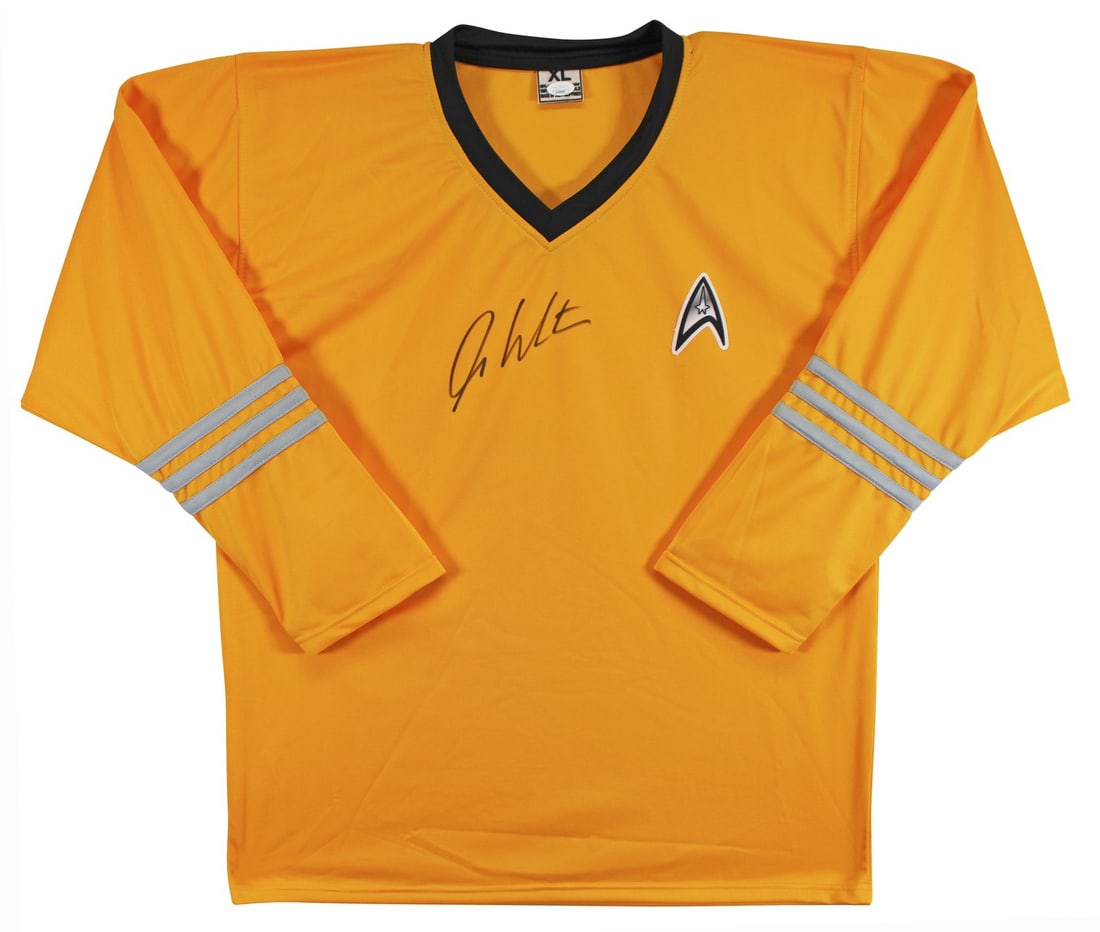 JSA Certified William Shatner Autographed Star Trek Uniform Shirt (1 of 4)