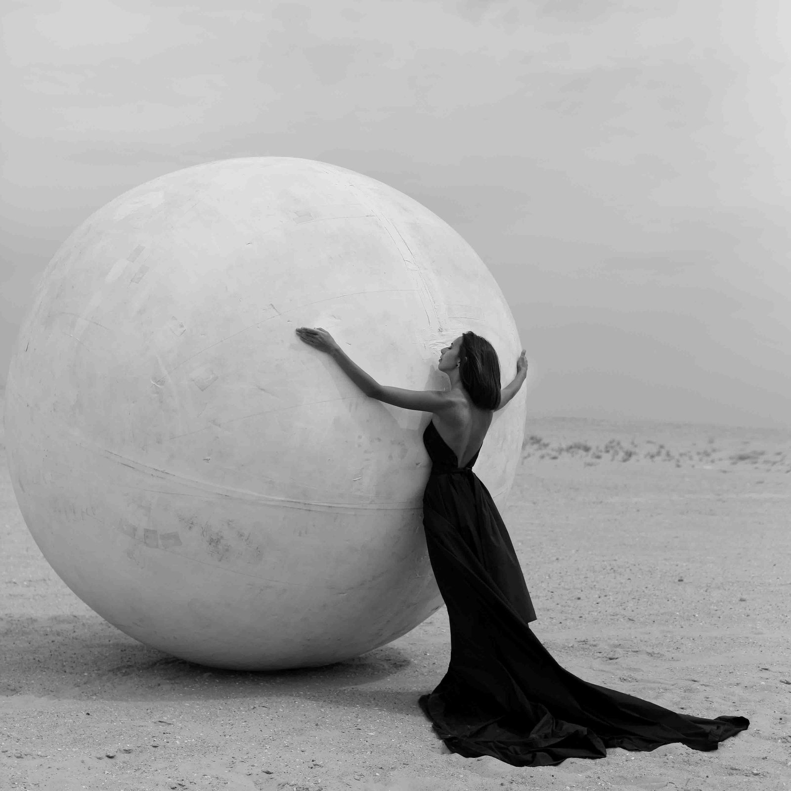 Olha Stepanian New Moon Photography 16x16 Edition of 24 Signed: Olha Stepanian New Moon Photography 16x16 Edition of 24 Signed "New Moon" is a captivating photography piece by Olha Stepanian, created in 2017. This artwork measures 16" x 16" and is part of a limite