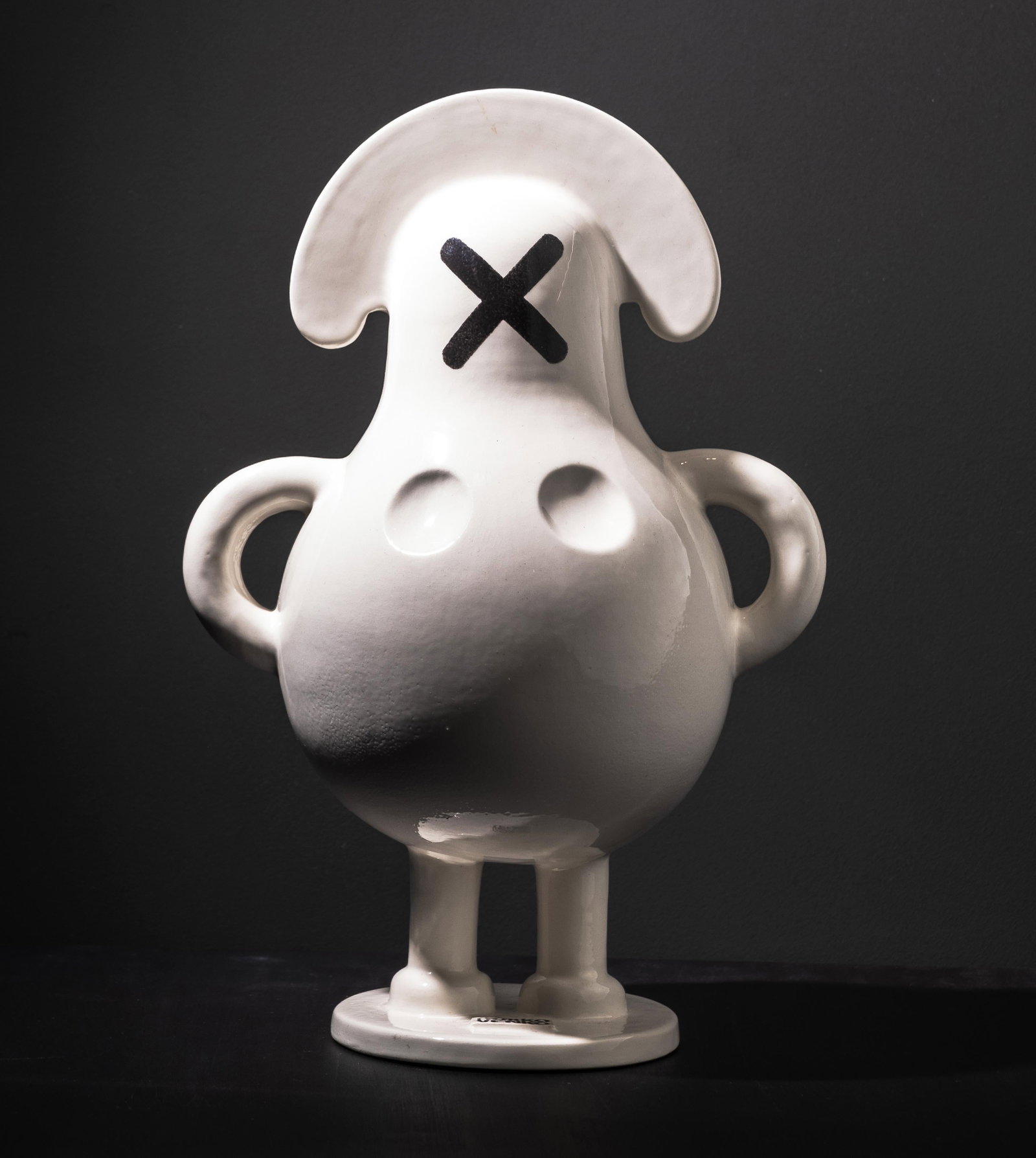 Contemporary Ceramic Sculpture SHURA CROSS by Grigorii Gorkovenko 10 x 6.5 Inch (1 of 10)