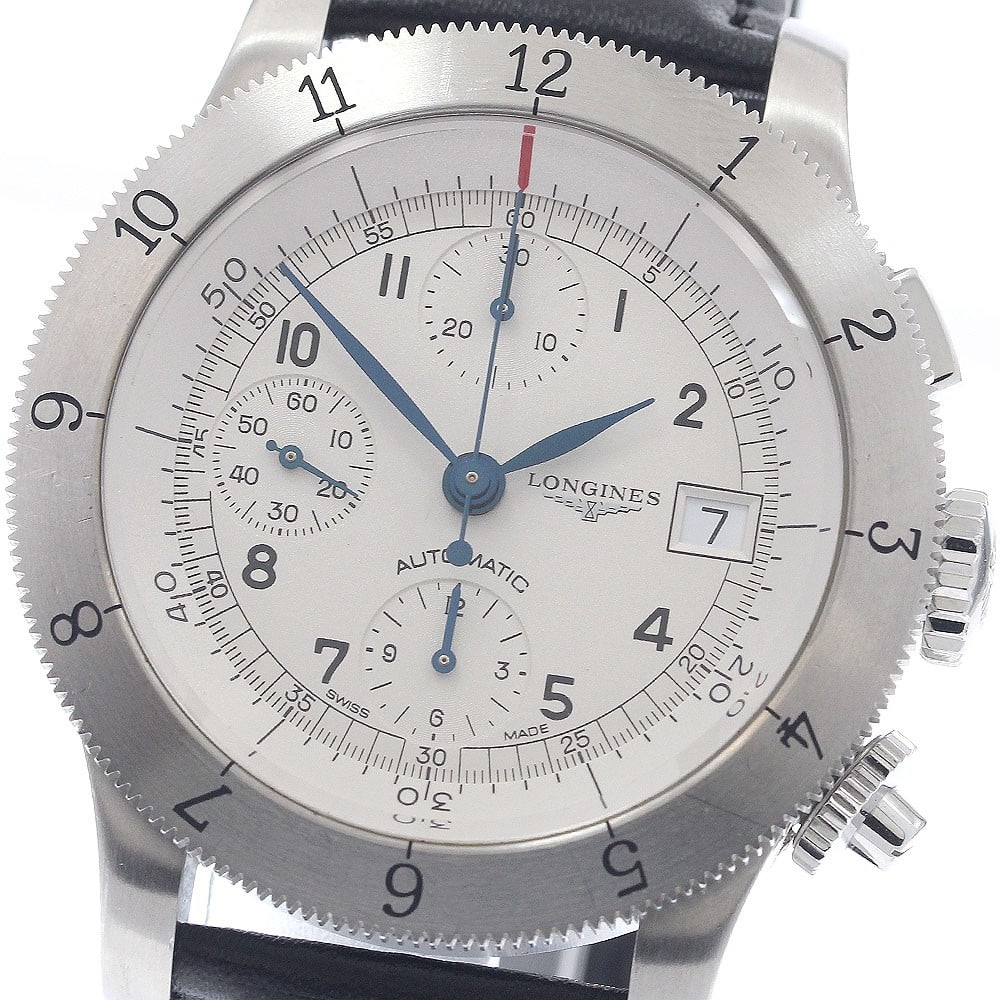 LONGINES Heritage Weems Chronograph Automatic Mens Watch L2.741.4 (1 of 6)