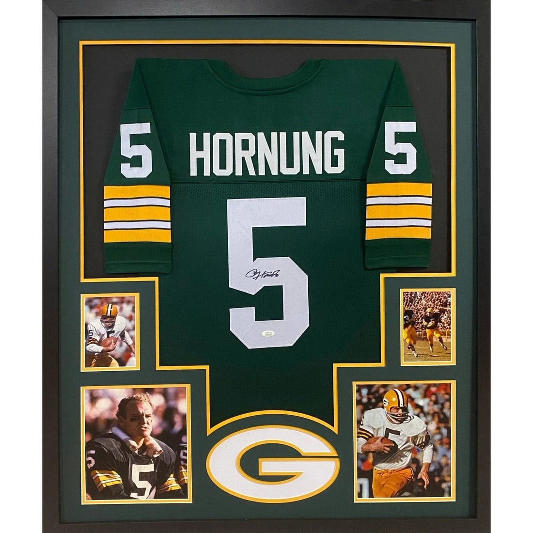 Paul Hornung Signed Framed Jersey JSA Authenticated Green Bay Packers: Paul Hornung Signed Framed Jersey JSA Authenticated Green Bay Packers This is an autographed Paul Hornung framed jersey, showcasing the legendary Green Bay Packers player. The jersey is authenticated 