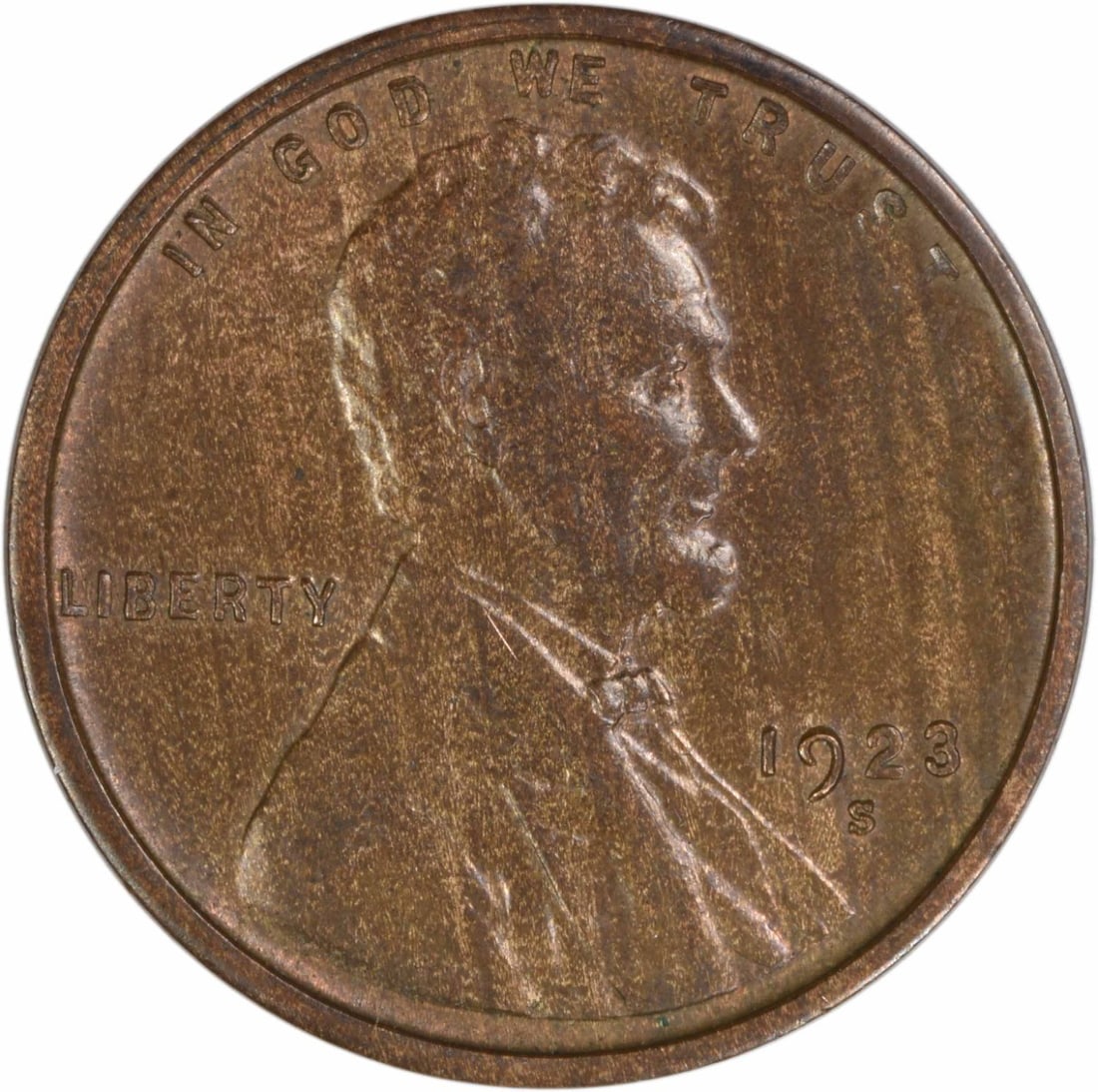 1923 S Lincoln Wheat Small Cent MS63 Uncertified Copper (1 of 2)