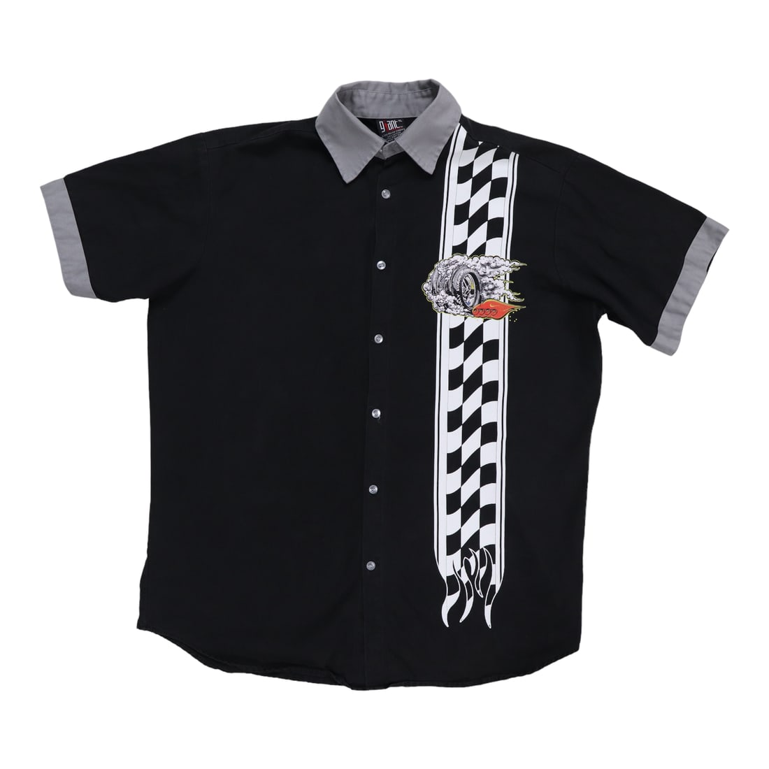 Vintage 1997 Metallica Gimme Fuel Black Button Up Cotton Shirt XL (1 of 6)