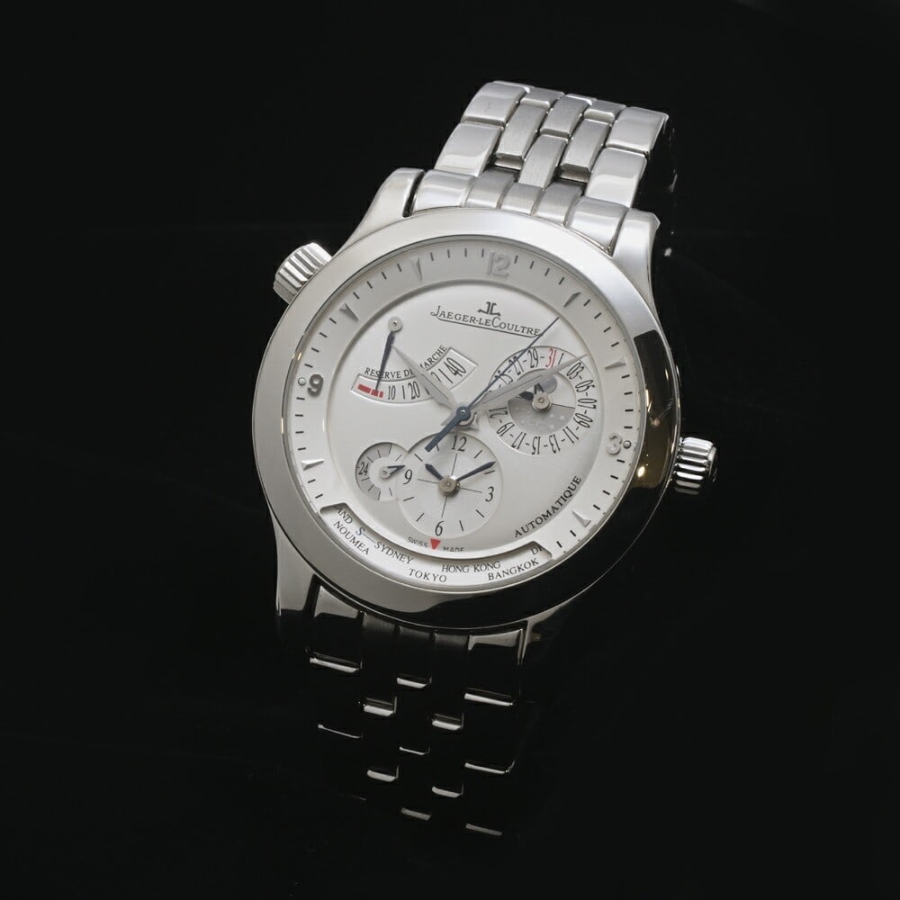 Jaeger-LeCoultre Geographic Master Control steel bracelet watch Q1508420 (1 of 13)