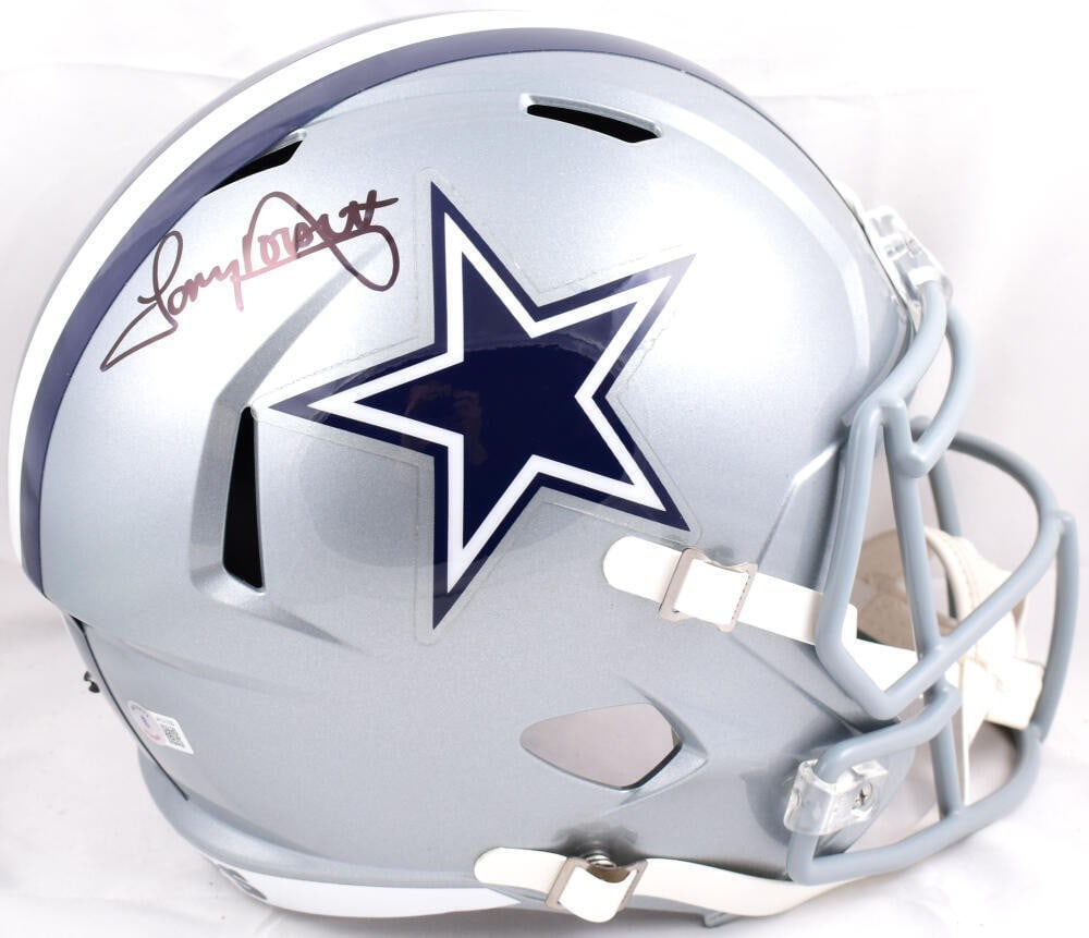 Signed Full Size Speed Helmet Tony Dorsett Dallas Cowboys Beckett: Signed Full Size Speed Helmet Tony Dorsett Dallas Cowboys Beckett Autographed Dallas Cowboys full-size speed helmet signed by Tony Dorsett. The helmet is listed as original, pre-owned, and from the Un