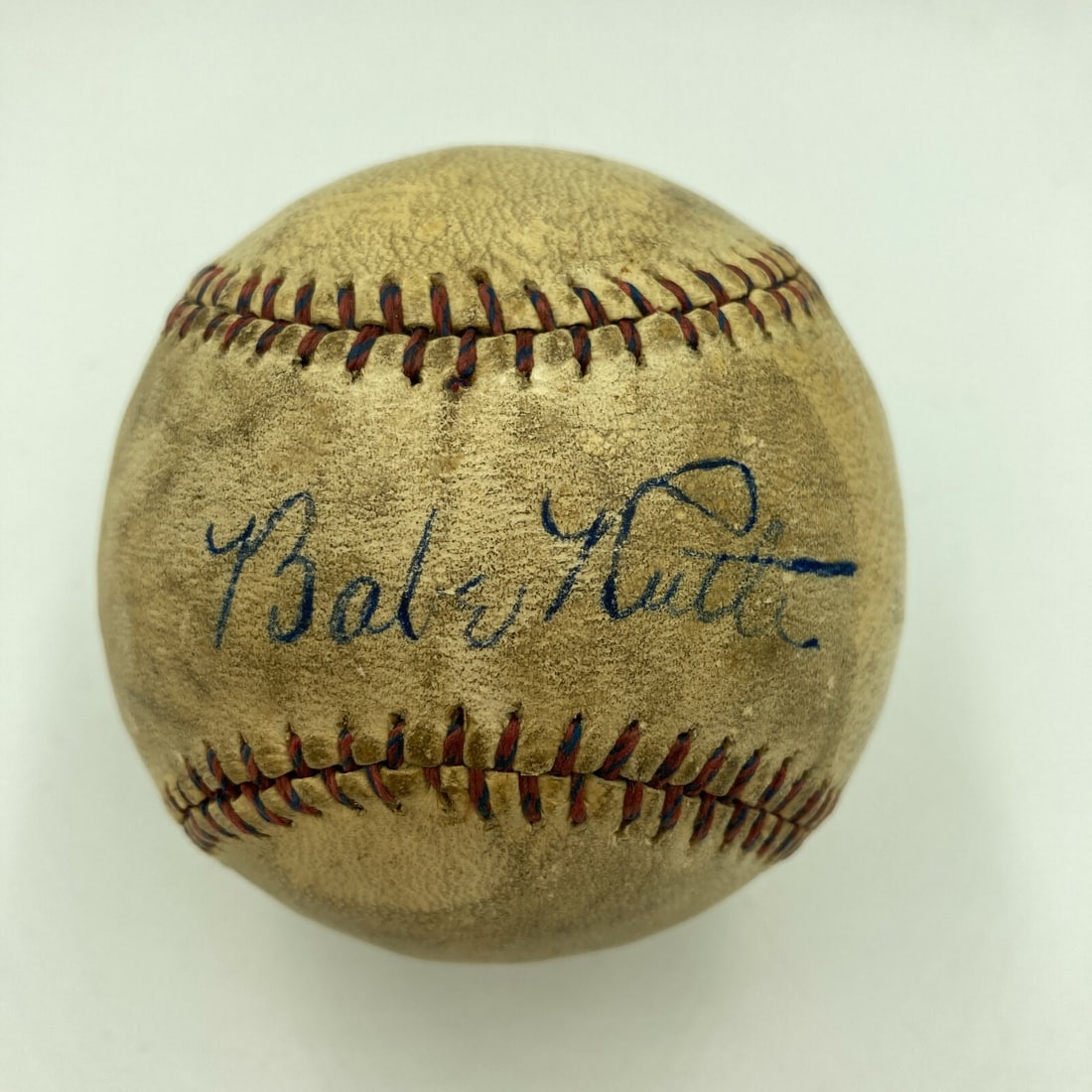 1920s Yankees team signed ball Babe Ruth Lou Gehrig JSA COA: 1920s Yankees team signed ball Babe Ruth Lou Gehrig JSA COA This is an original 1920s baseball autographed by both Babe Ruth and Lou Gehrig, legendary players from the New York Yankees. The signatures