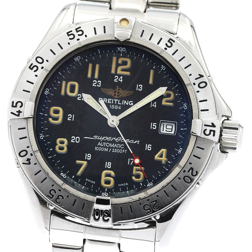 Breitling Superocean A17040 automatic mens date wristwatch (1 of 6)