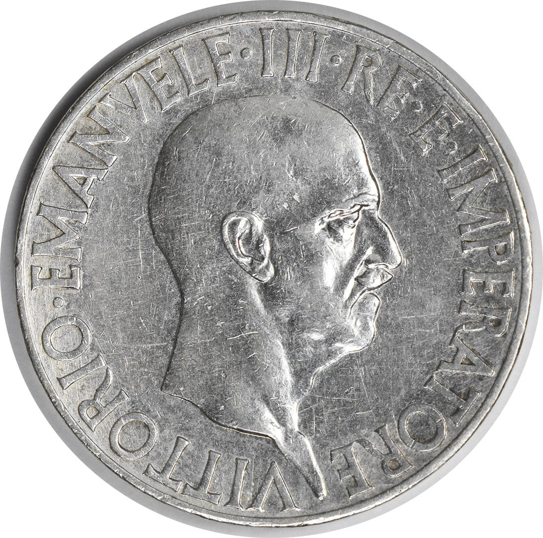 Italy 10 Lire 1936 R Extra Fine XF KM80 Uncertified Coin: Italy 10 Lire 1936 R Extra Fine XF KM80 Uncertified Coin This is a 1936 R Italy 10 Lire coin, KM80 type. The coin is circulated and graded as Extremely Fine (XF). It is uncertified and comes from Ital