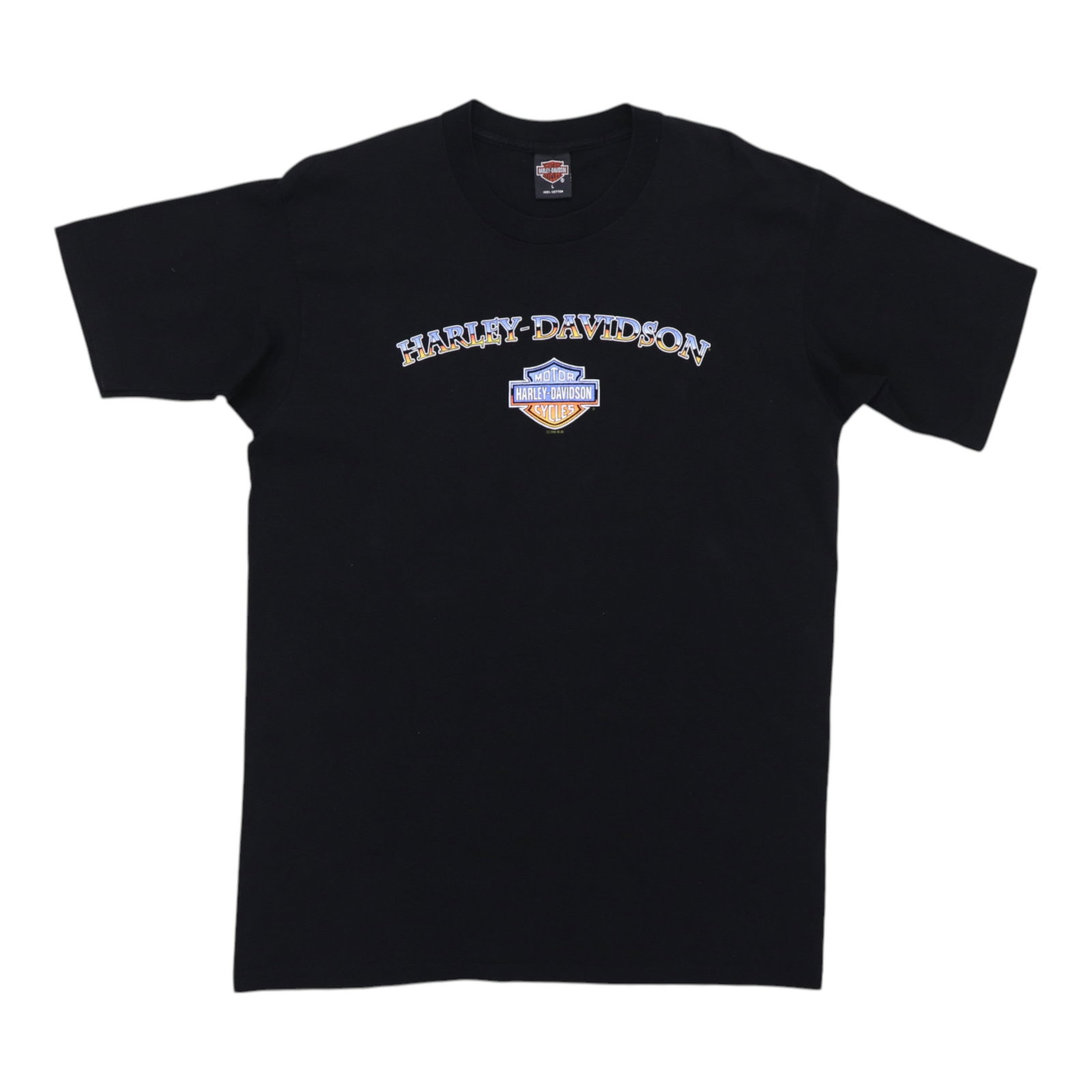 Vintage 1996 Port Huron Harley Davidson Black Cotton Graphic Shirt Large (1 of 5)