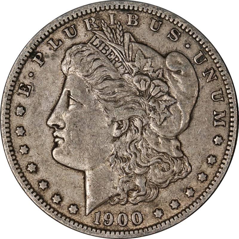 1900-O Morgan silver dollar circulated uncertified: 1900-O Morgan silver dollar circulated uncertified This 1900-O Morgan Silver Dollar is a nicely circulated example, ideal for collectors and set builders. Sourced from an old-time collection, each coi