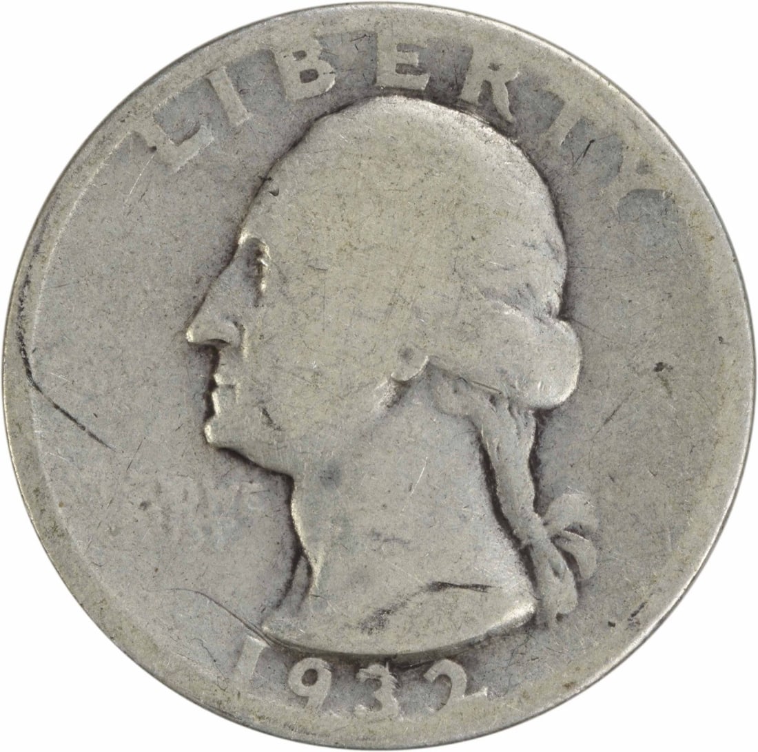 1932-D Washington Silver Quarter 90% Silver Uncertified: 1932-D Washington Silver Quarter 90% Silver Uncertified This 1932-D Washington Silver Quarter is a beautiful piece of U.S. history, featuring the iconic design by John Flanagan. Struck in Denver, this
