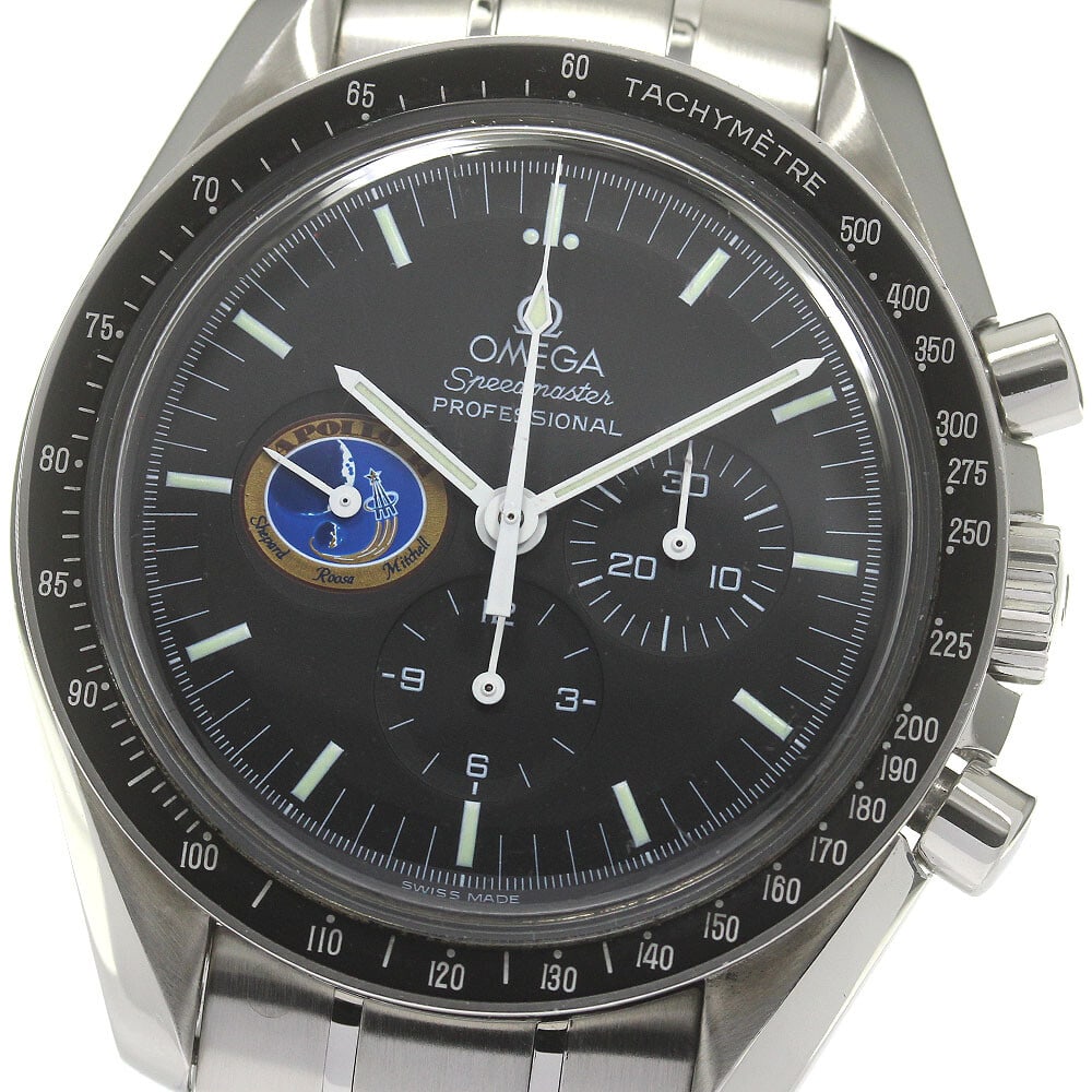 OMEGA Speedmaster Professional Apollo 14 Men's Watch Ref. 3597.17 Chronograph: OMEGA Speedmaster Professional Apollo 14 Men's Watch Ref. 3597.17 Chronograph This OMEGA Speedmaster Professional Apollo 14 Missions Men's Watch is a remarkable timepiece that embodies the spirit of s