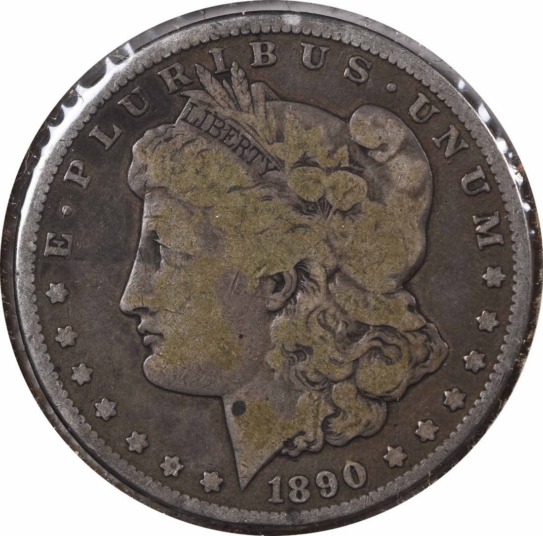 1890-CC Morgan Silver Dollar VG Uncertified Carson City Coin: 1890-CC Morgan Silver Dollar VG Uncertified Carson City Coin This 1890-CC Morgan Silver Dollar features a vintage design by George T. Morgan, showcasing the iconic imagery that makes it a sought-after