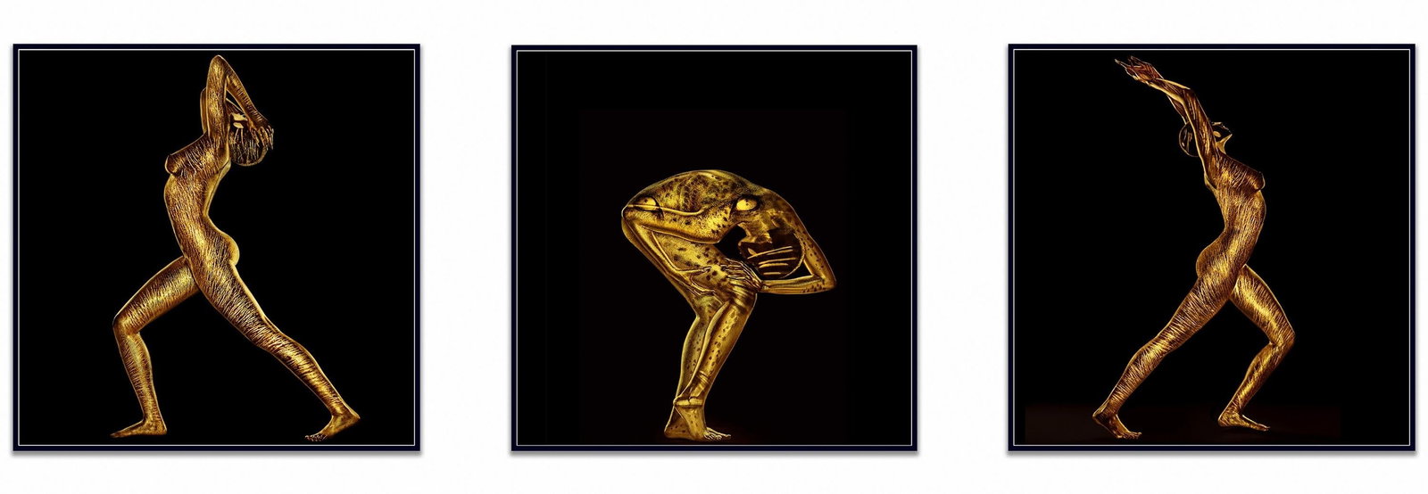 Giuliano Bekor WC30LMRT Triptych archival pigment photo set of 3 40 x 40 Edition 1/10: Giuliano Bekor WC30LMRT Triptych archival pigment photo set of 3 40 x 40 Edition 1/10 This is a 2012 contemporary photographic work titled "WC30LMRT Triptych" by Giuliano Bekor. It is a set of 3 print