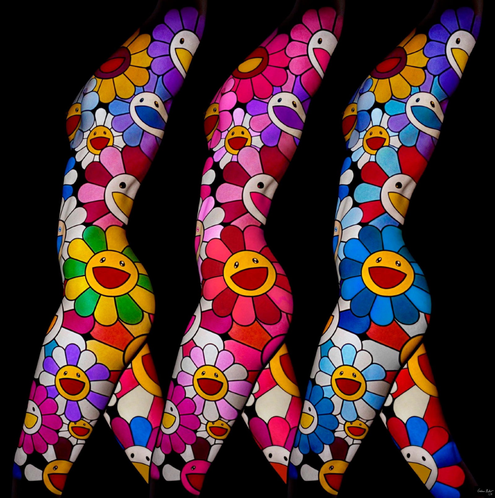 Murakami TMF6 Framed Photography 40 x 40 Edition 1/4 by Giuliano Bekor: Murakami TMF6 Framed Photography 40 x 40 Edition 1/4 by Giuliano Bekor Discover the striking "Murakami TMF6," a captivating piece of photography by internationally recognized artist Giuliano Bekor. Th