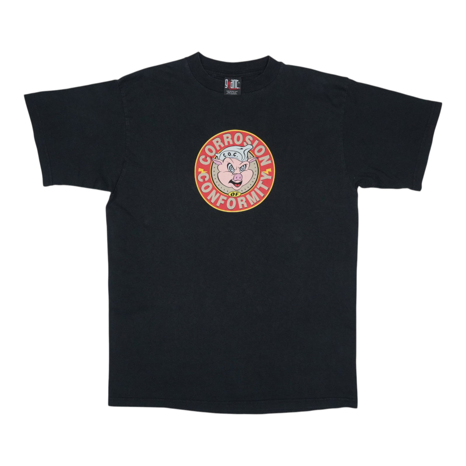 Vintage 1990s Corrosion Of Conformity Huff And Puff Black Cotton Band Shirt XL (1 of 5)