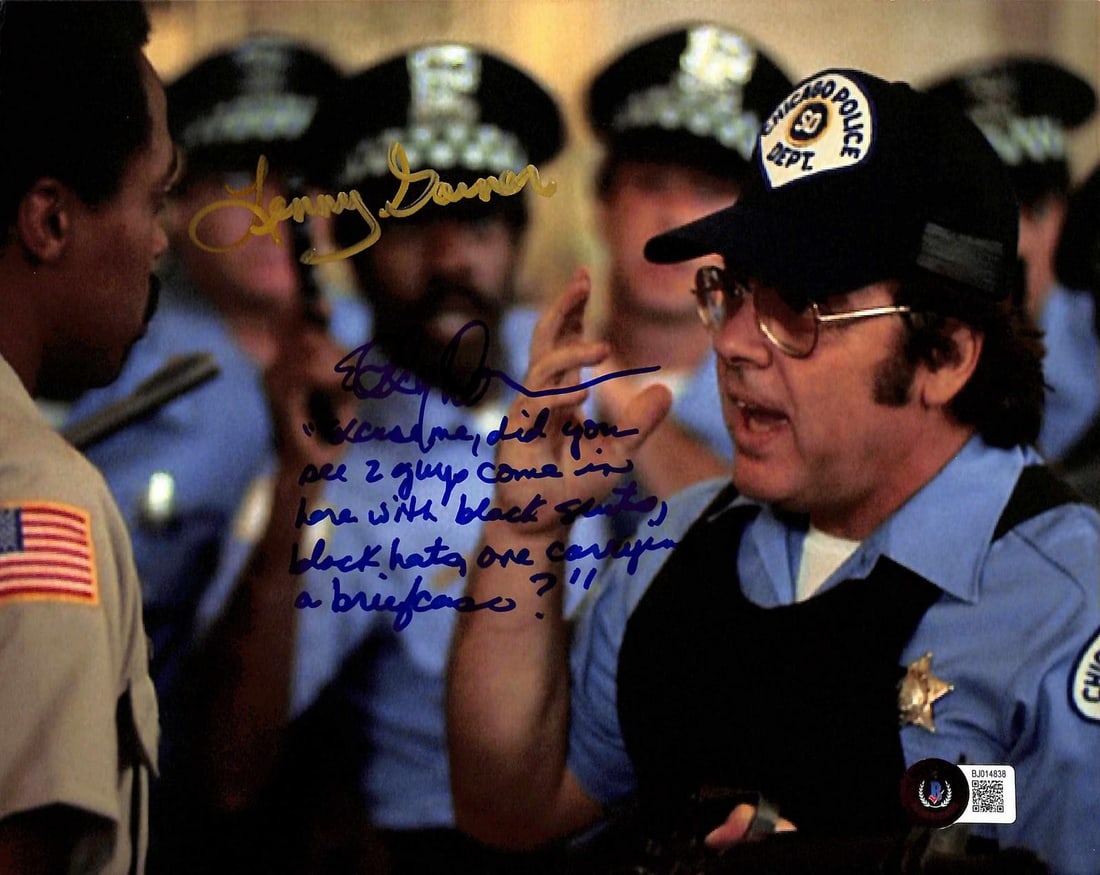 Blues Brothers 8x10 Photo Signed by Eddie Donno and Lenny Garner Beckett (1 of 1)